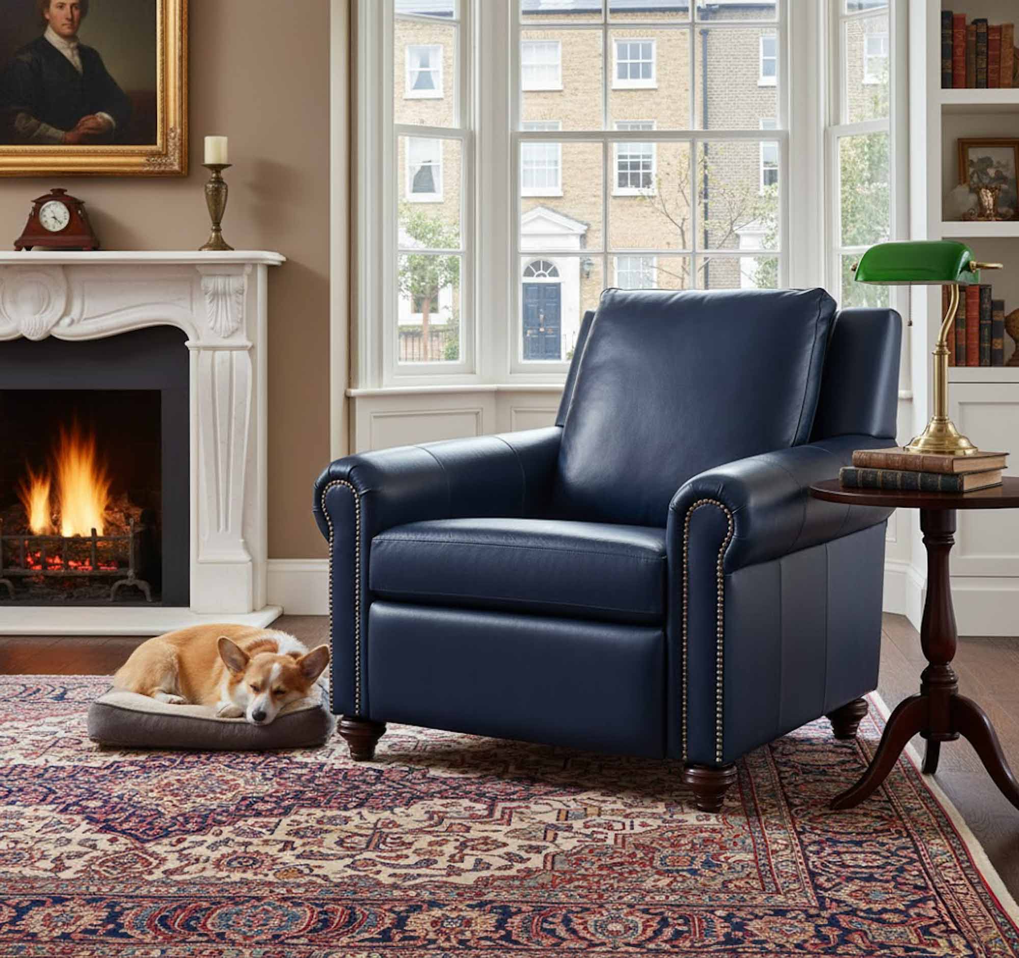 Kourt Leather Power Recliner With Articulating Headrest - Image 2