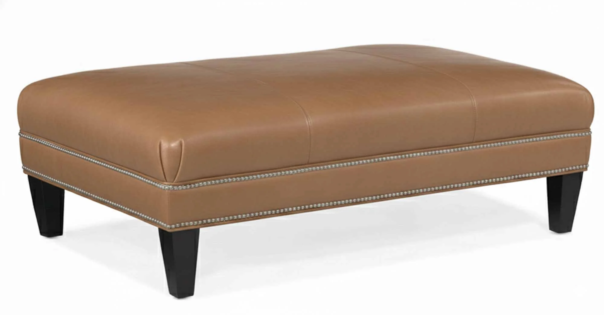 Kourtney Leather Cocktail Ottoman