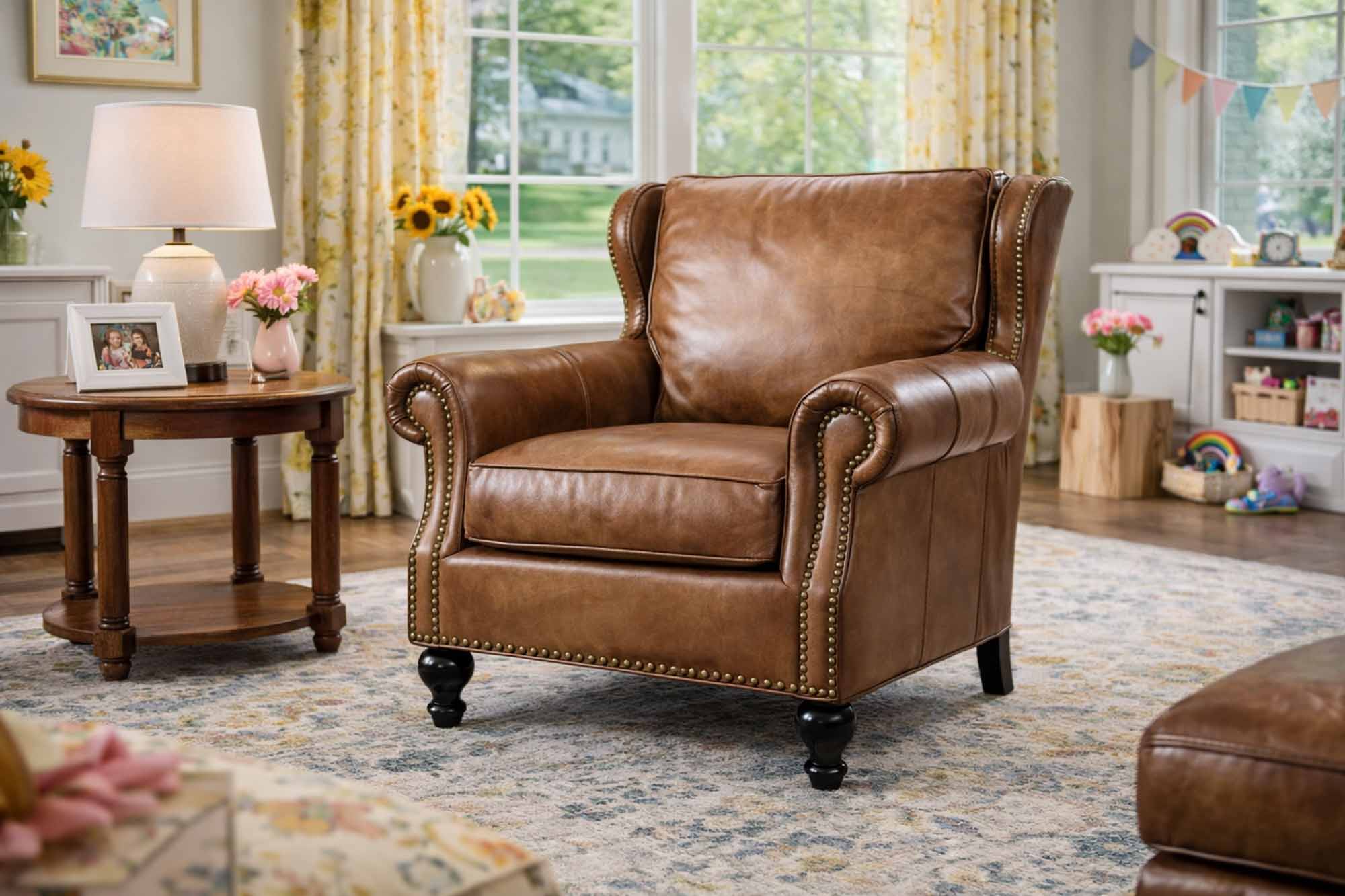 Kruger Leather Chair - Image 5