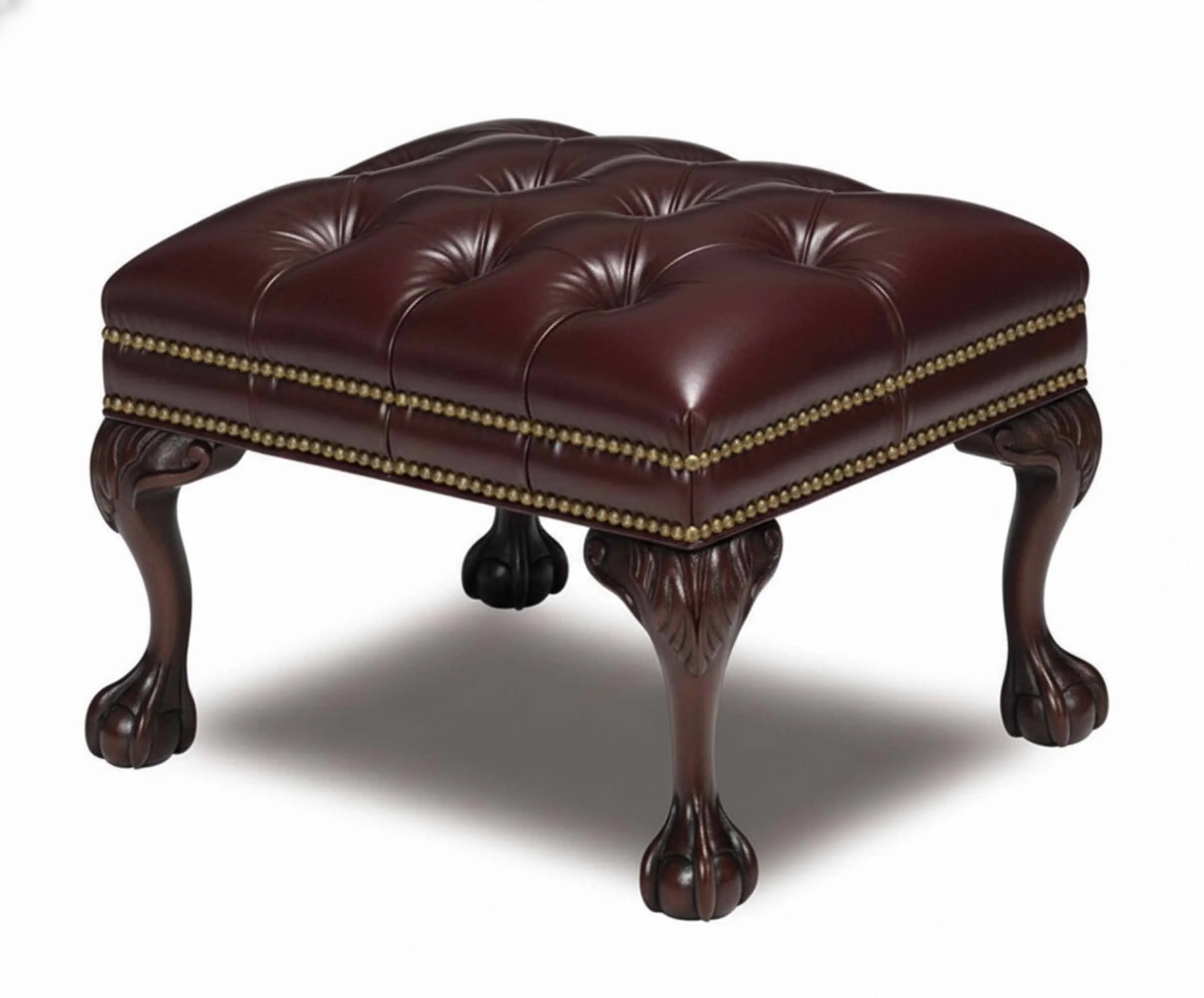 Lake Norman Leather Wing Chair - Image 5