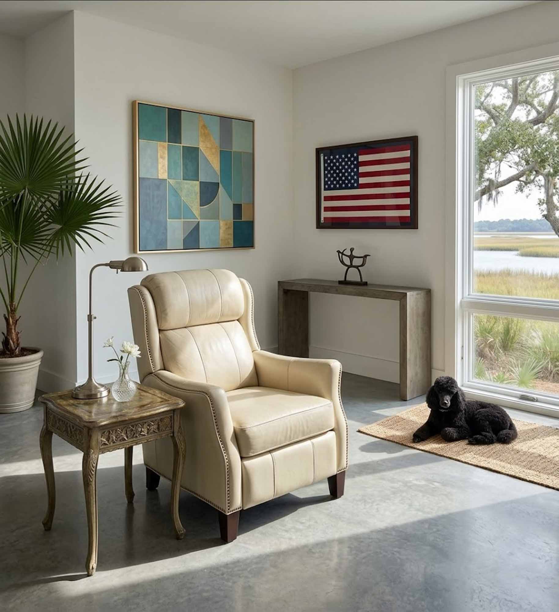 Lancaster Leather Recliner - Image 7