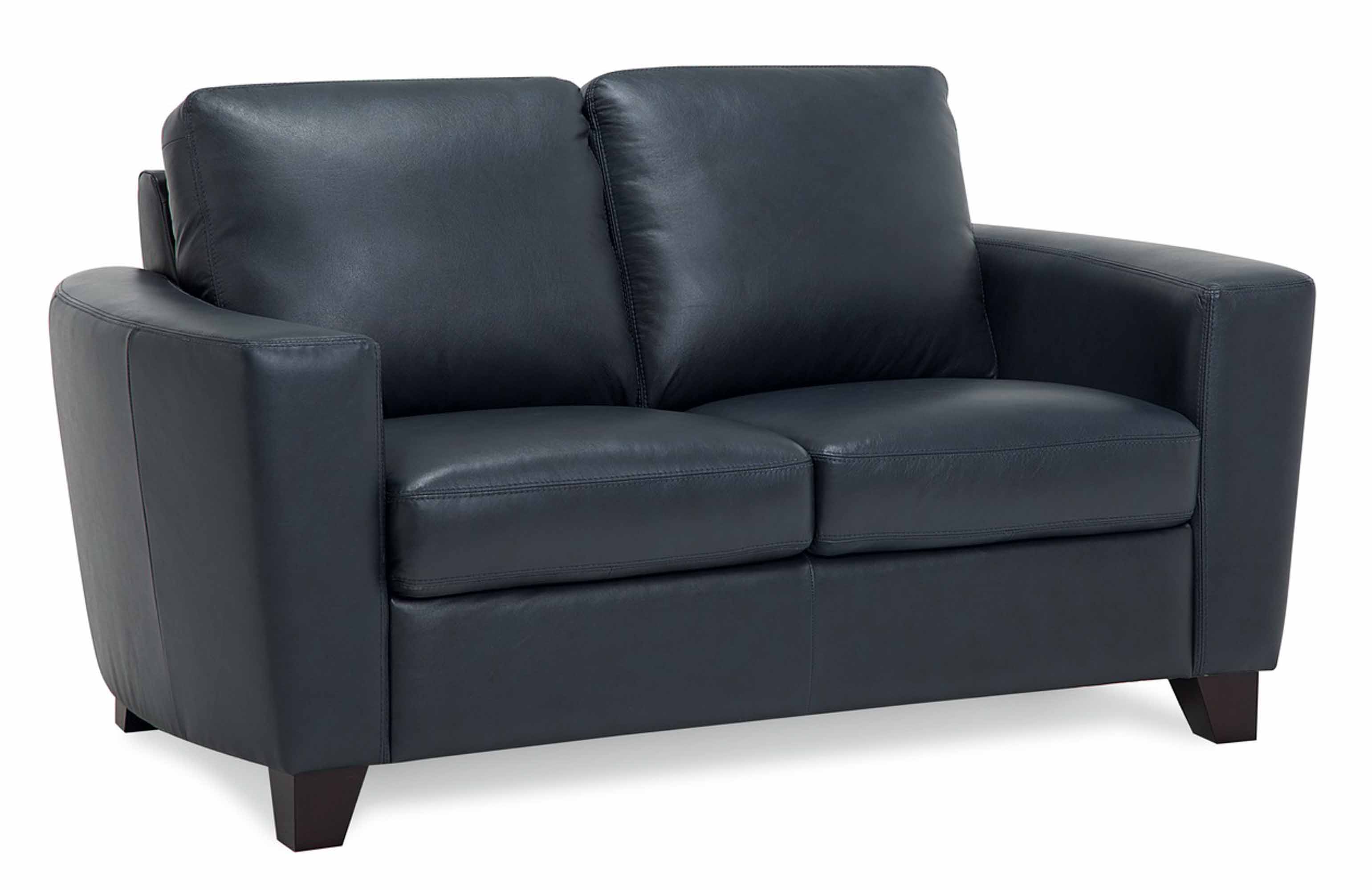 Leeds Leather Loveseat