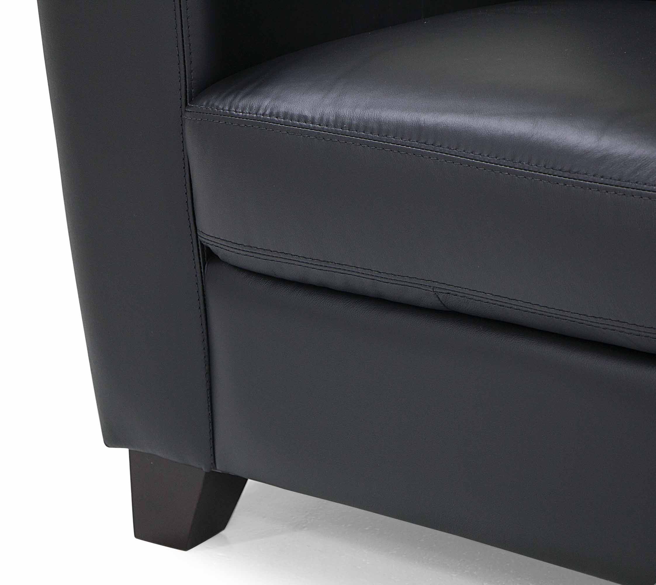Leeds Leather Sofa - Image 5