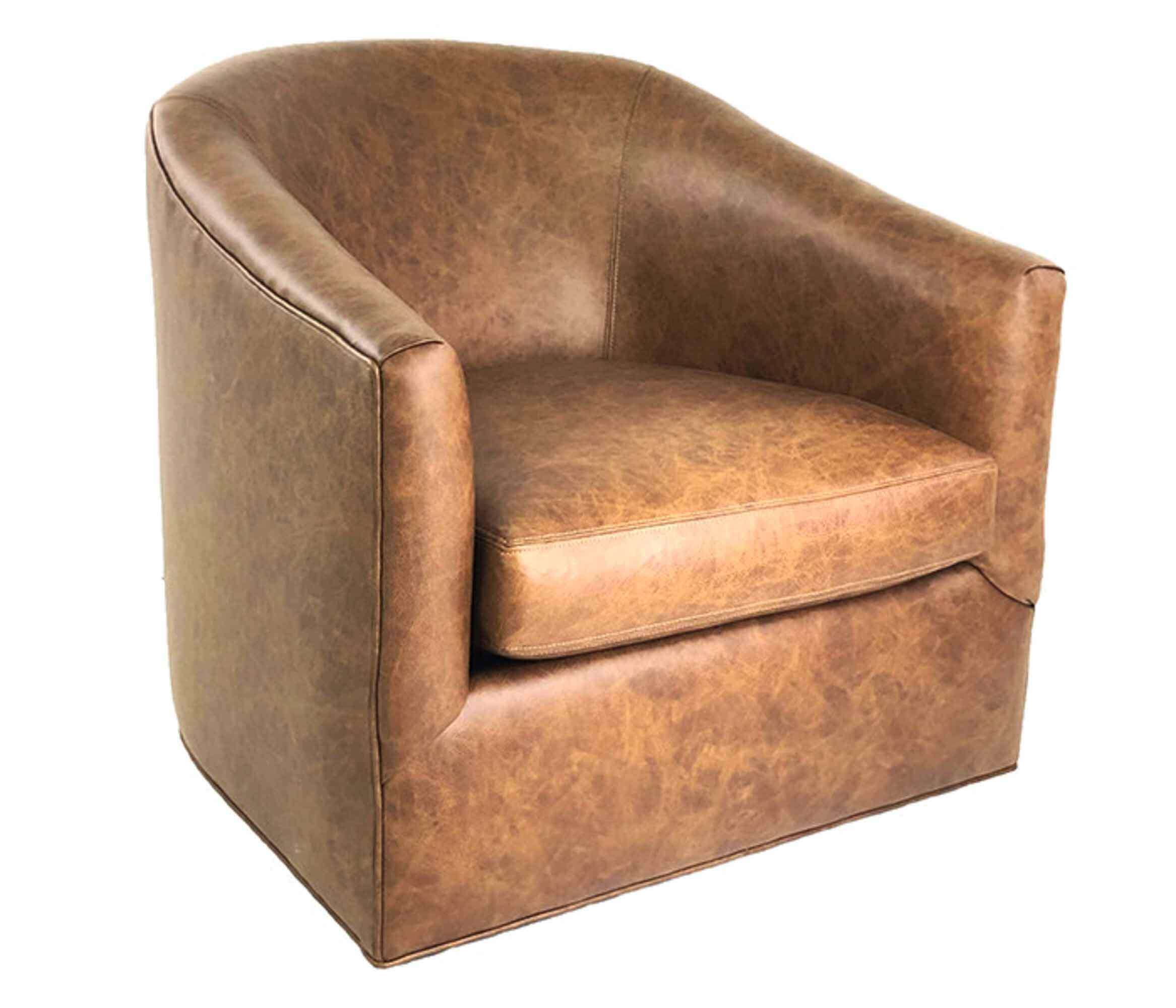 Levine Leather Swivel Chair