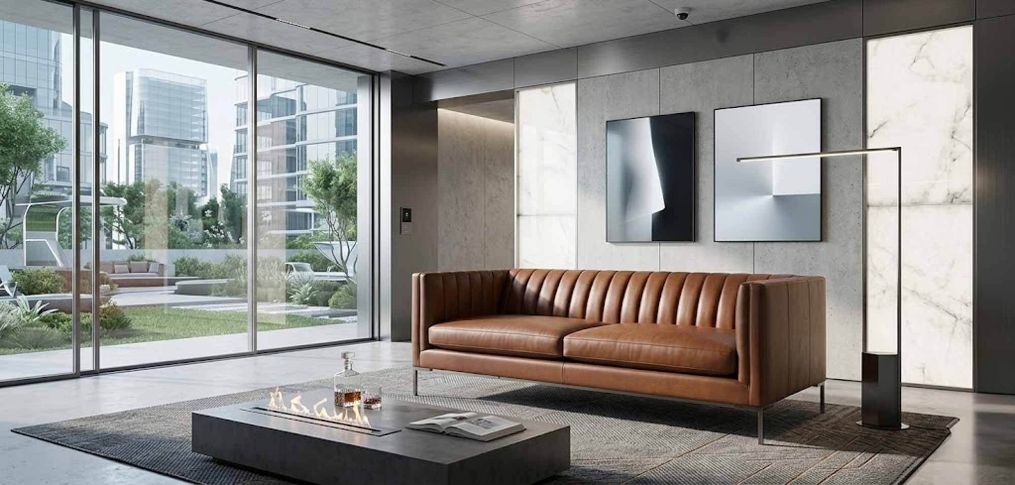 Lizzo Leather Sofa - Image 8