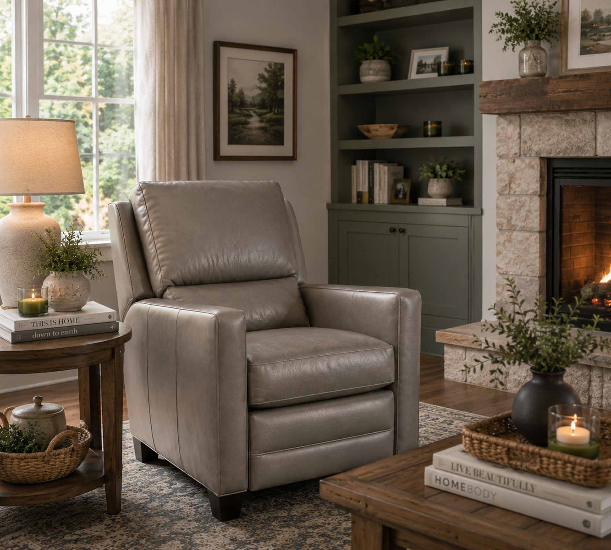 Loftin Leather Recliner - Image 8