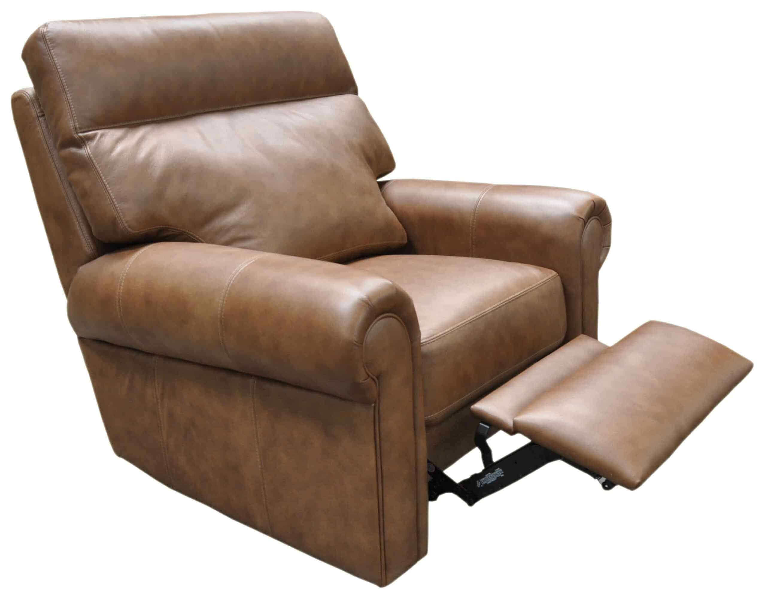 Logic Leather Power Recliner With Articulating Headrest - Image 2