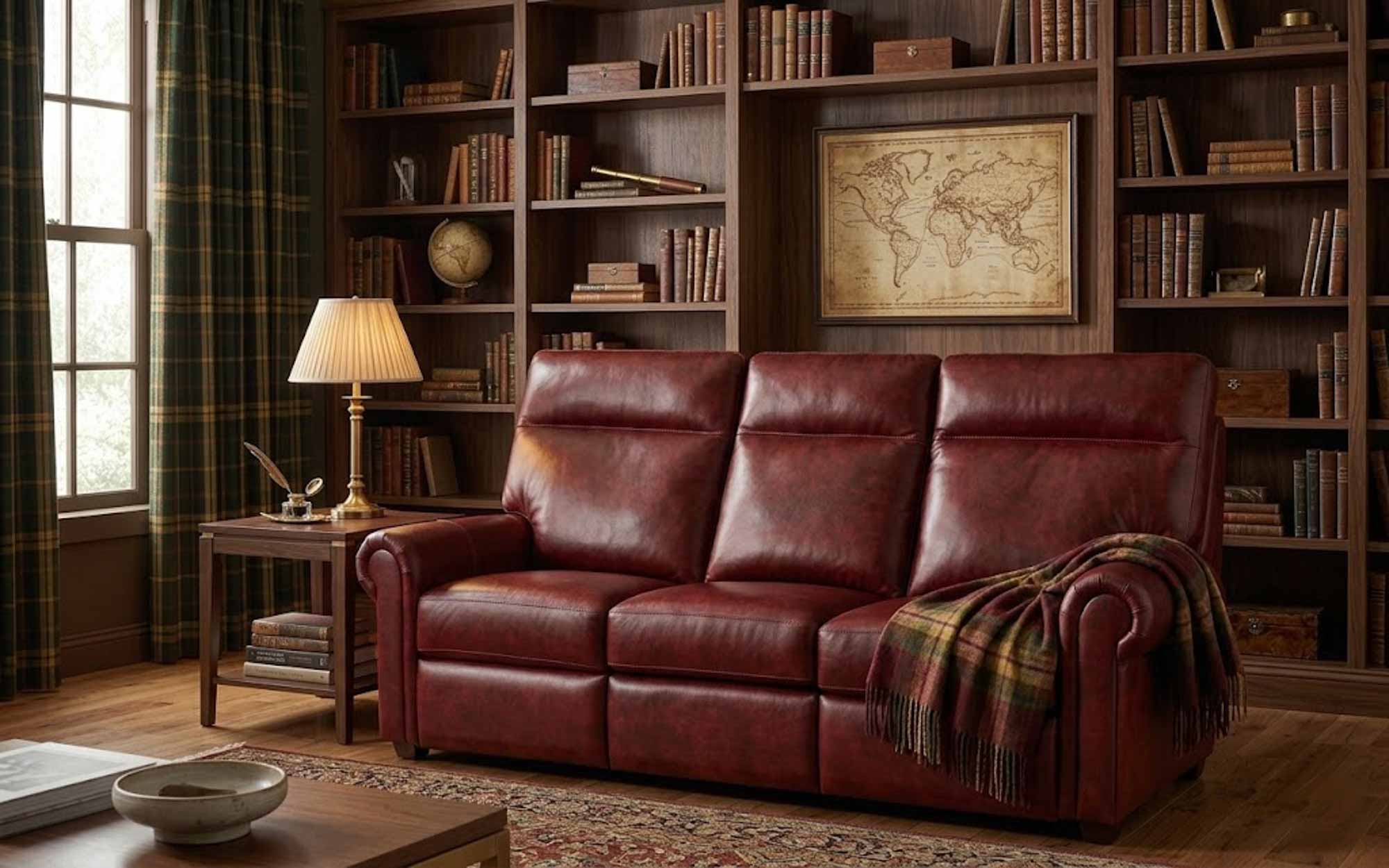 Logic Leather Power Reclining Sofa With Articulating Headrest - Image 4