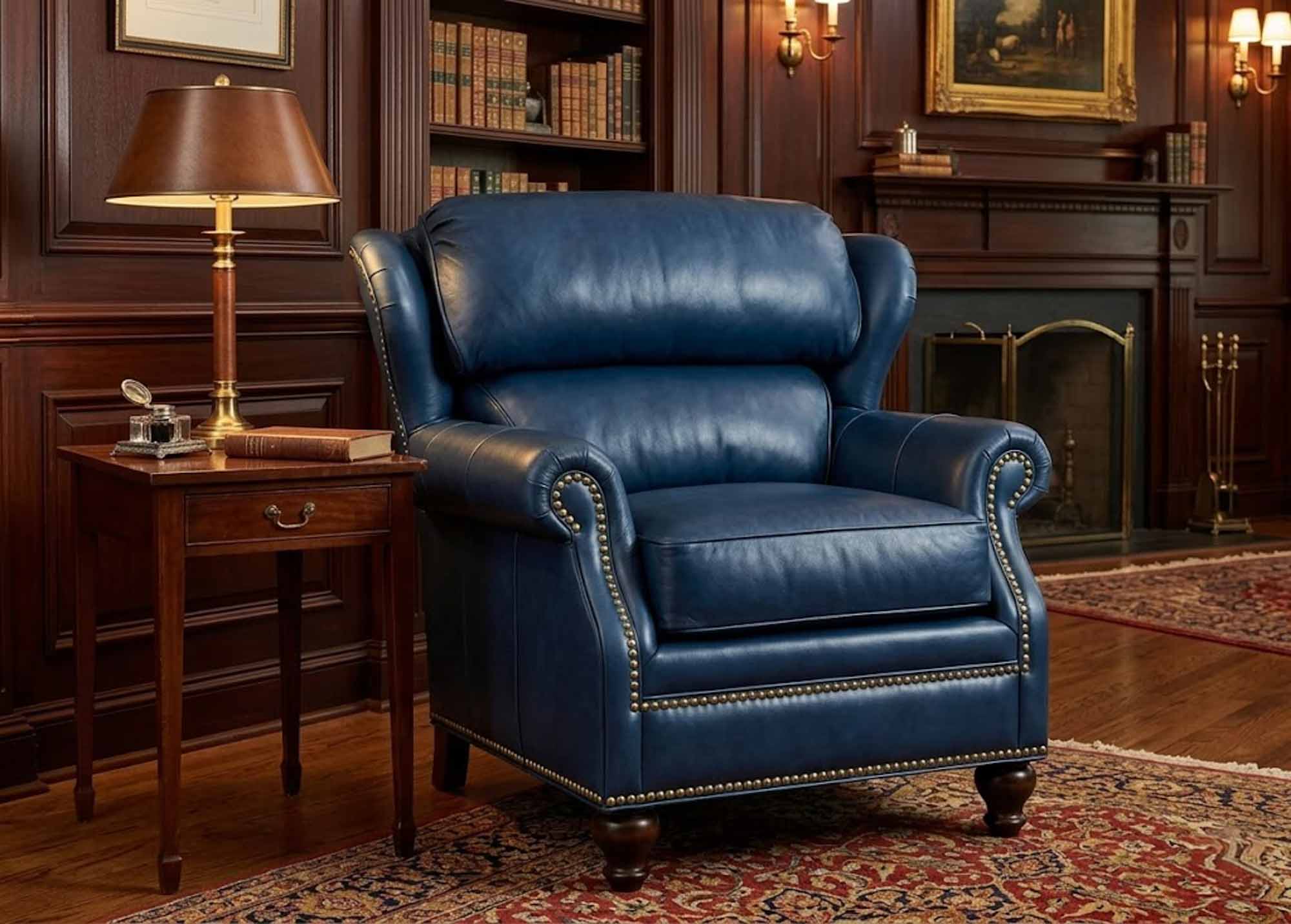 London Leather Chair - Image 5