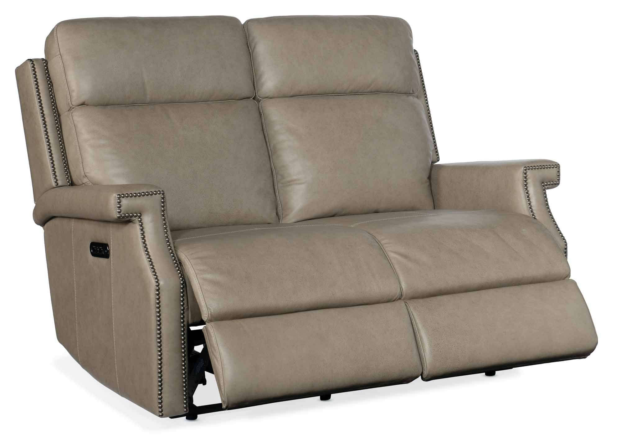 Lopez Zero Gravity Leather Power Reclining Loveseat With Articulating Headrest - Image 5