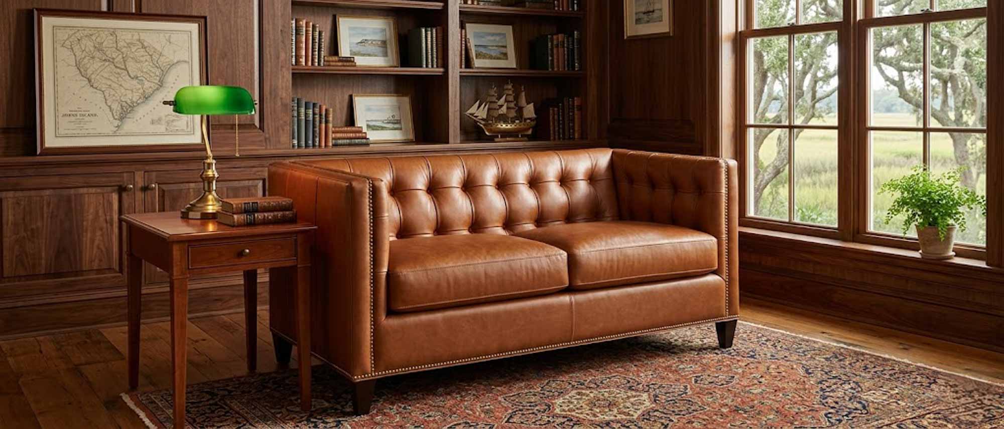 Lowery Leather Loveseat - Image 2