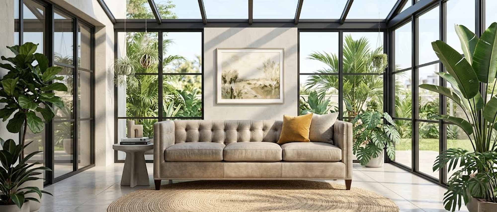 Lowery Leather Queen Size Sofa Sleeper - Image 3
