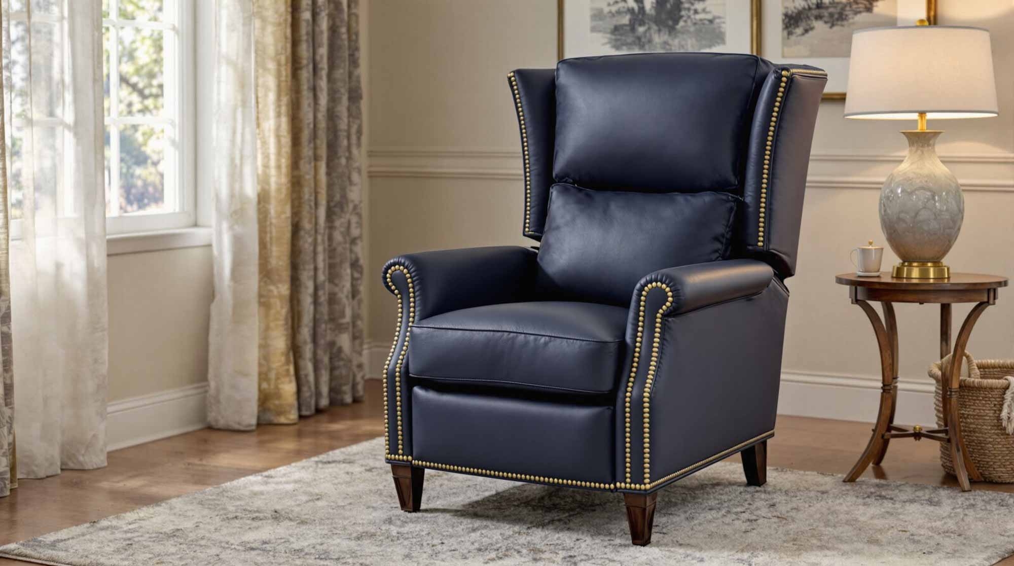 Luke Leather Recliner - Image 3