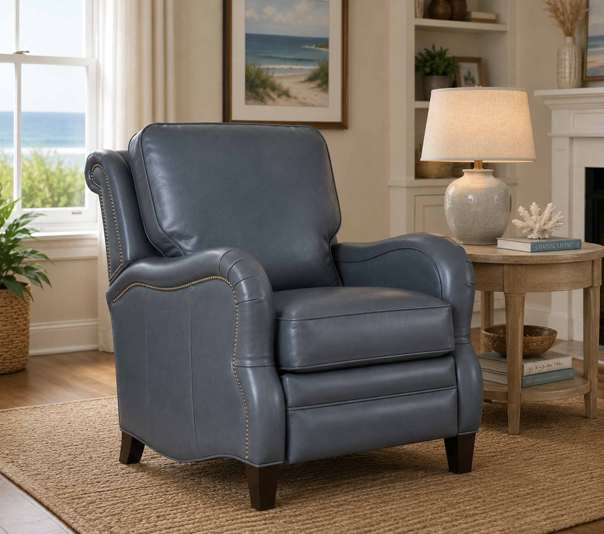 Lune Leather Recliner - Image 3