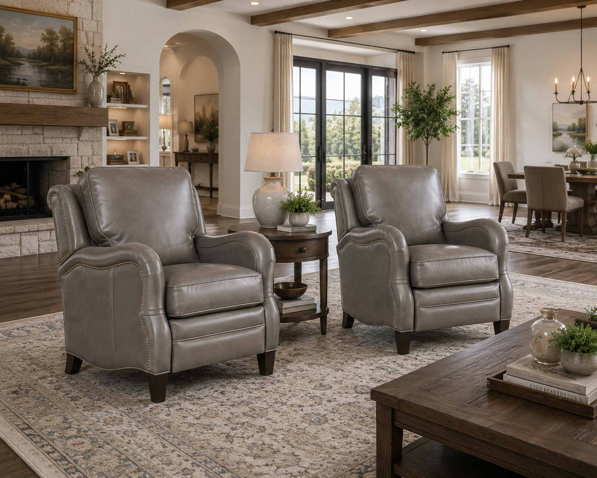 Lune Leather Recliner - Image 4