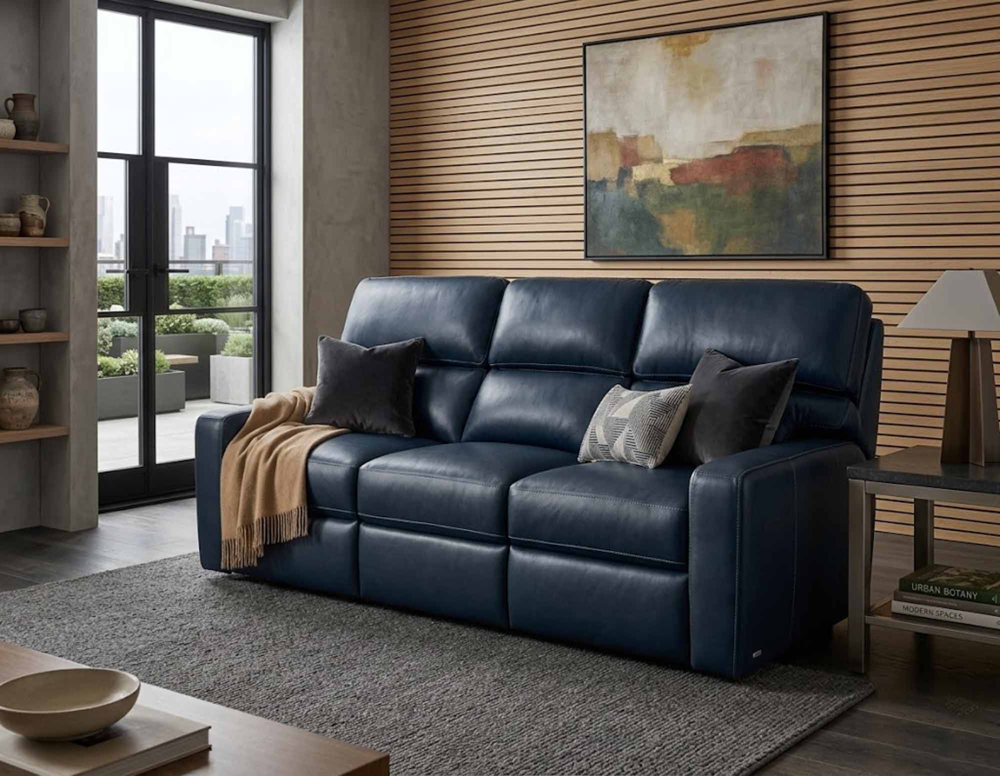 Lydia Leather Reclining Sofa - Image 4