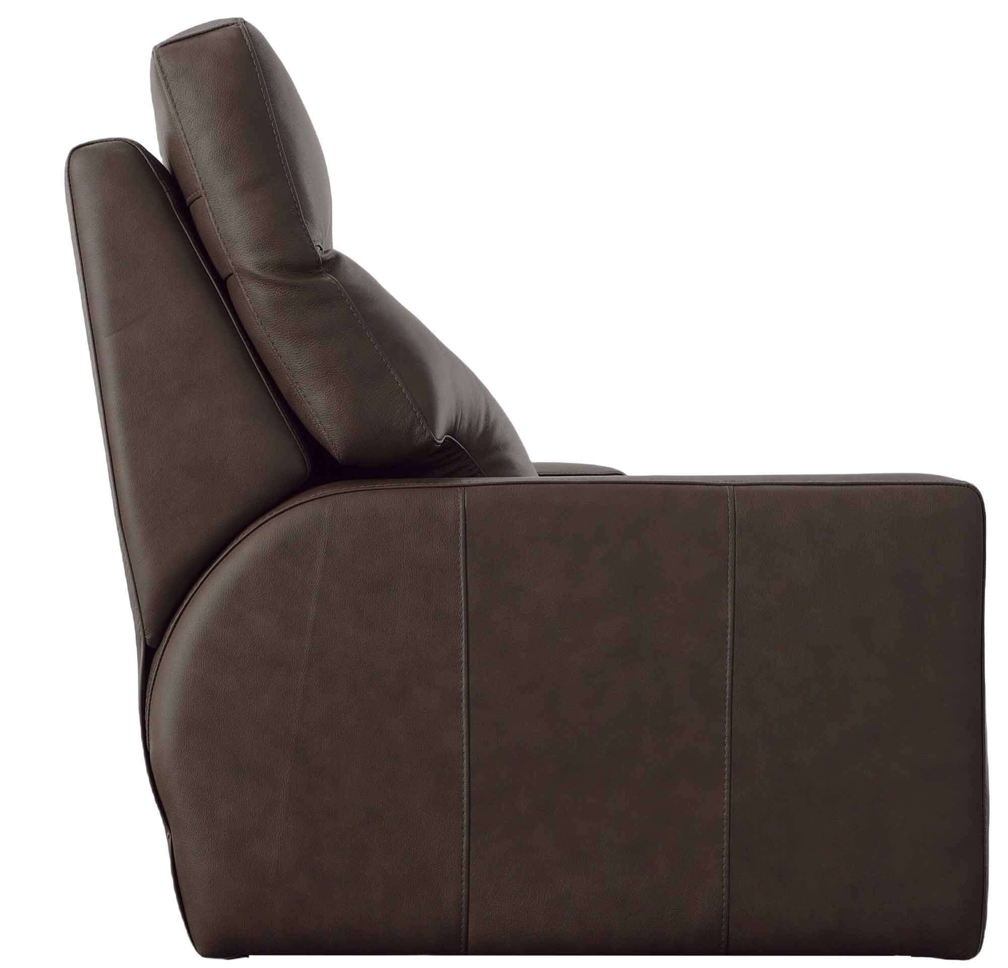 Lyndsey Leather Power Reclining Loveseat With Articulating Headrest - Image 4