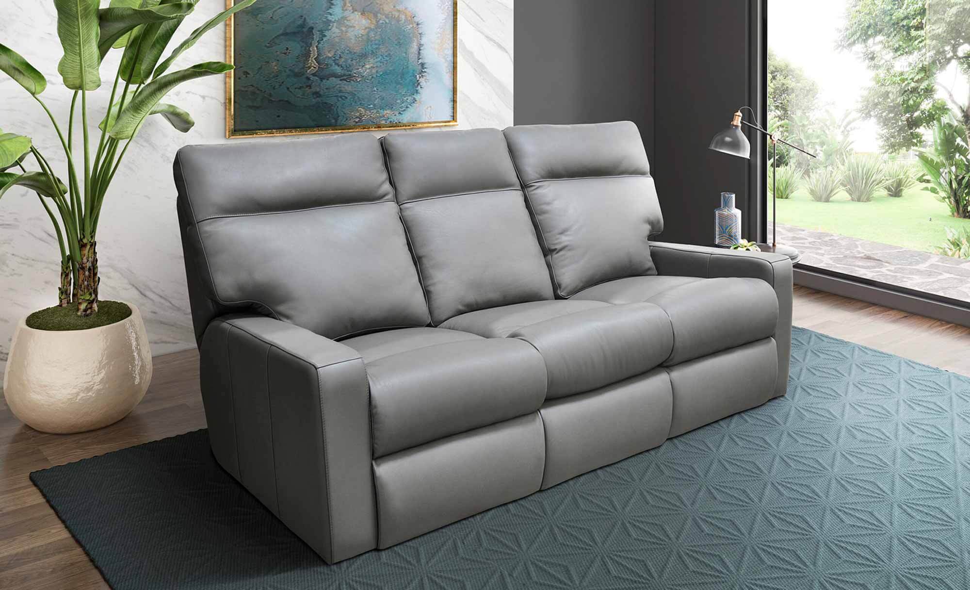Lyndsey Leather Power Reclining Sofa With Articulating Headrest - Image 6
