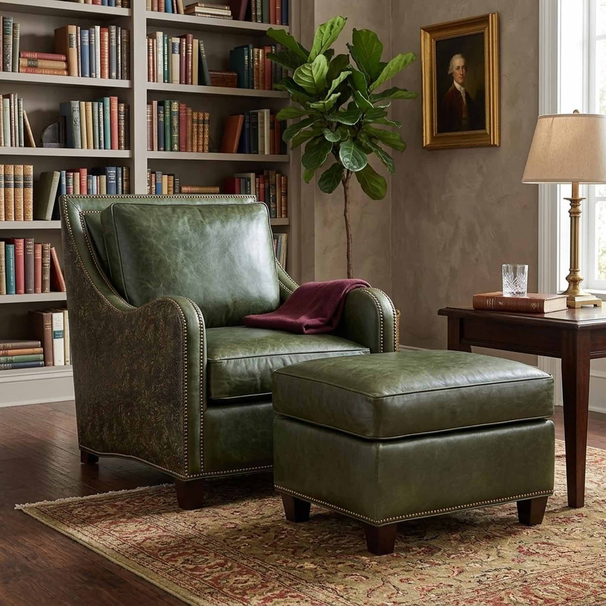 Lynn Leather Chair - Image 4