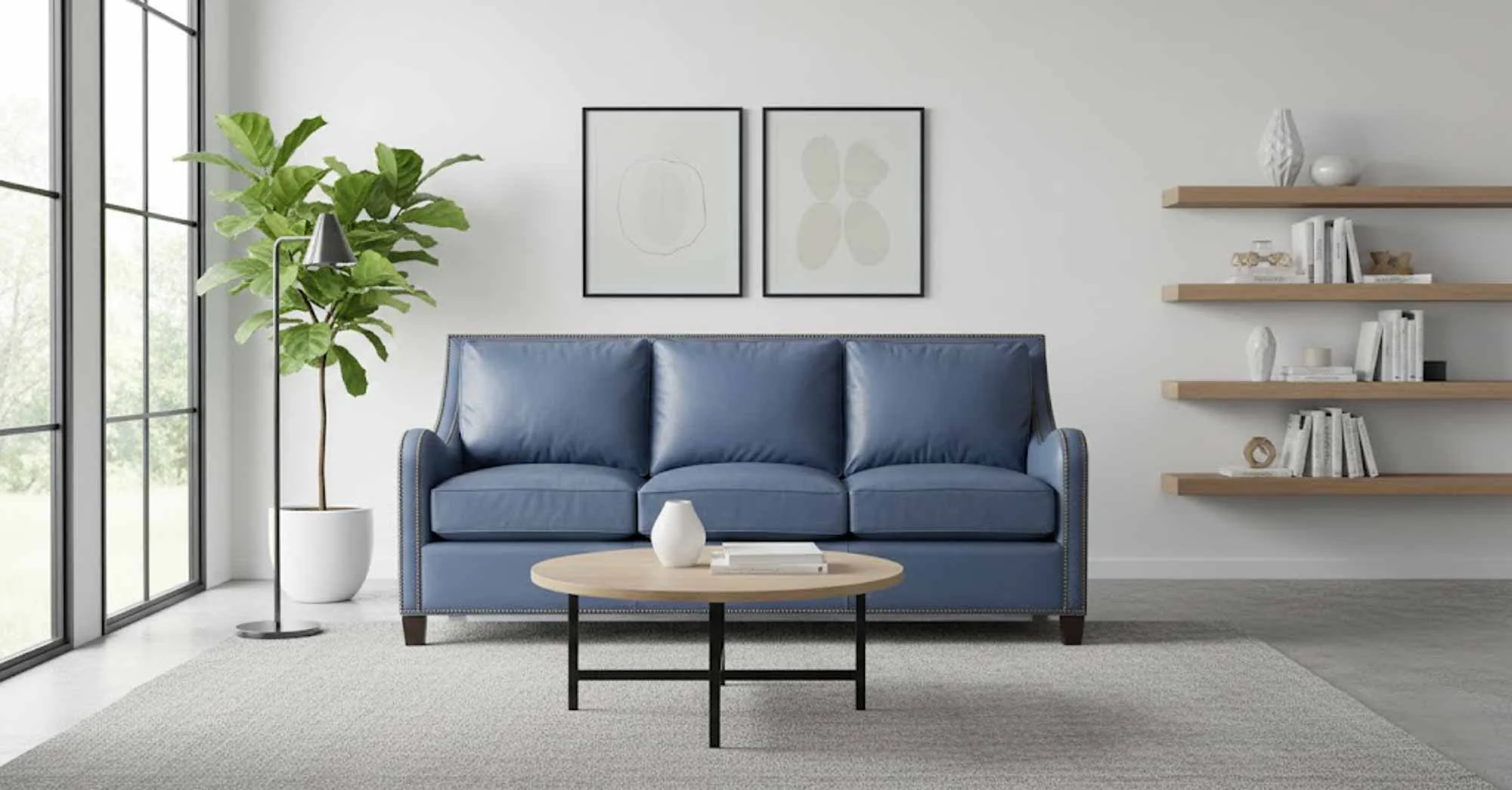 Lynn Leather Sofa - Image 6