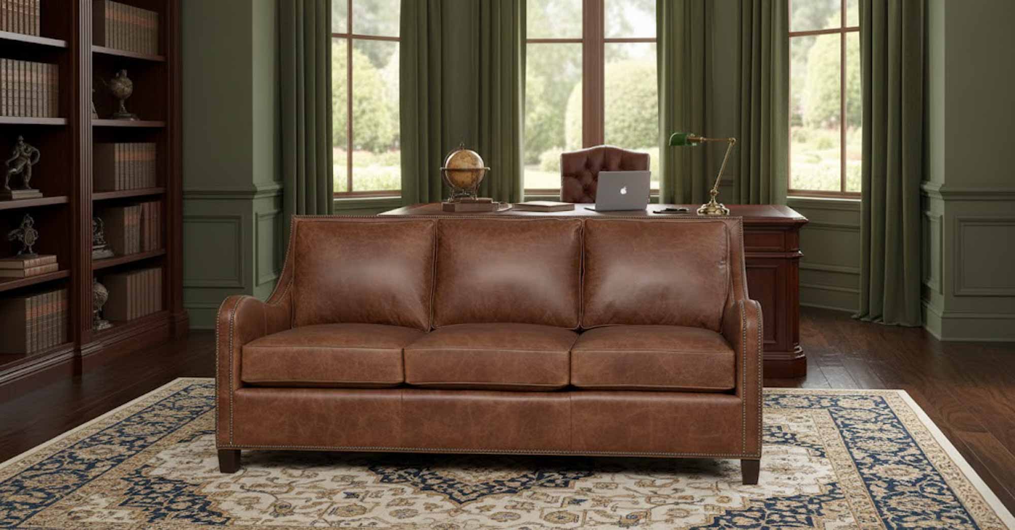 Lynn Leather Sofa - Image 8