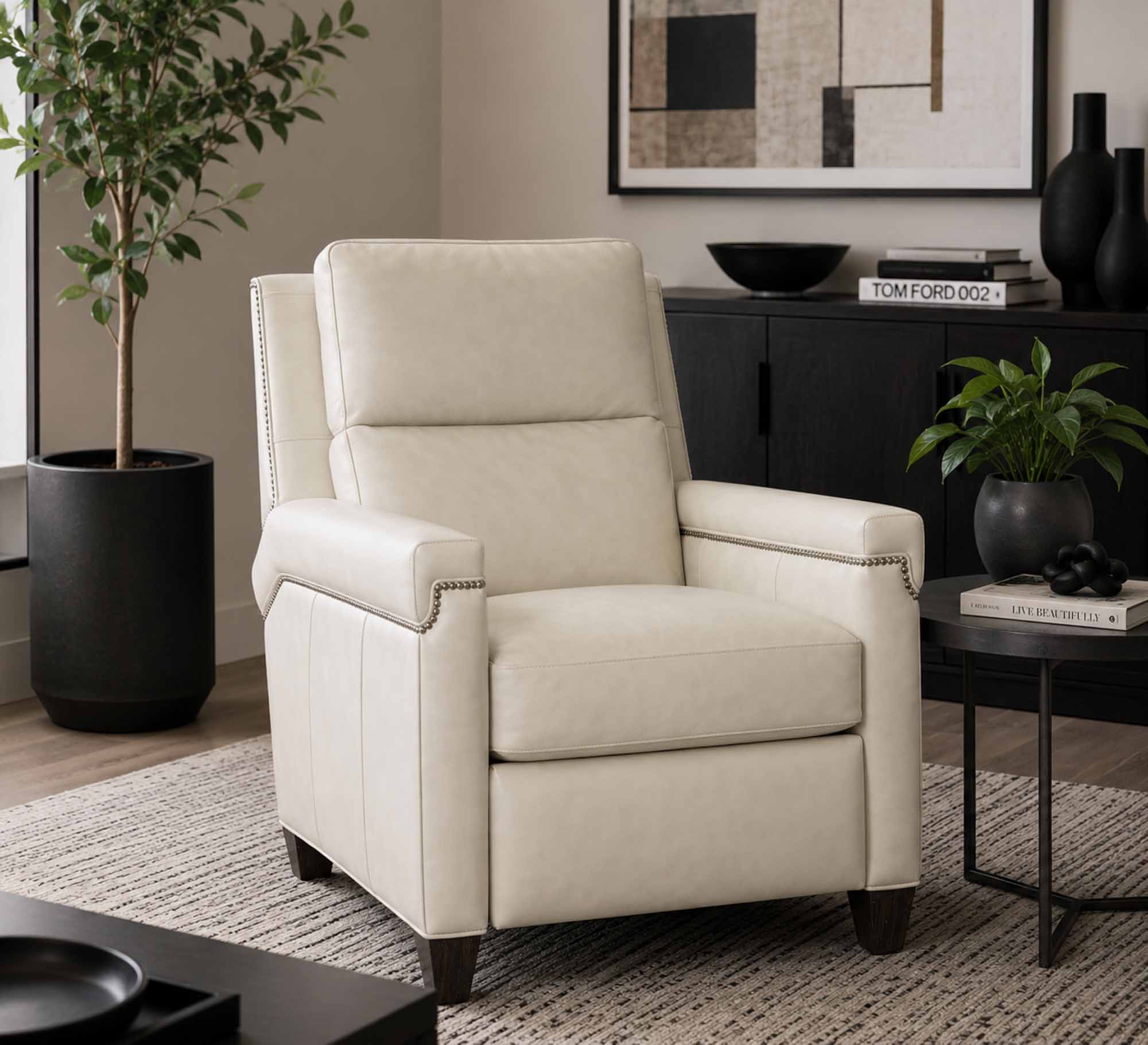 Magnolia Leather Recliner - Image 11