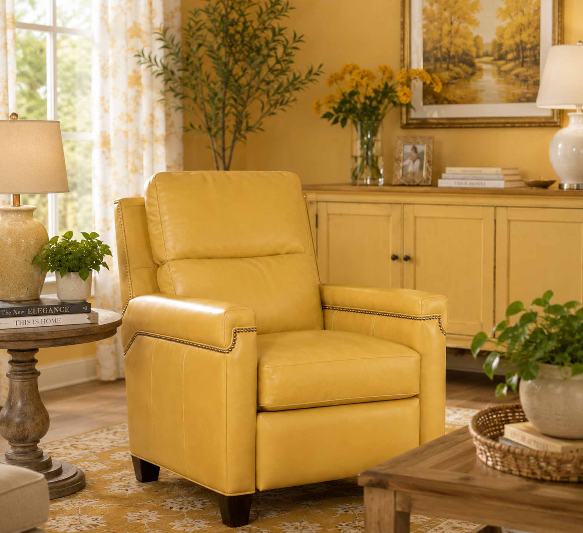 Magnolia Leather Recliner - Image 13