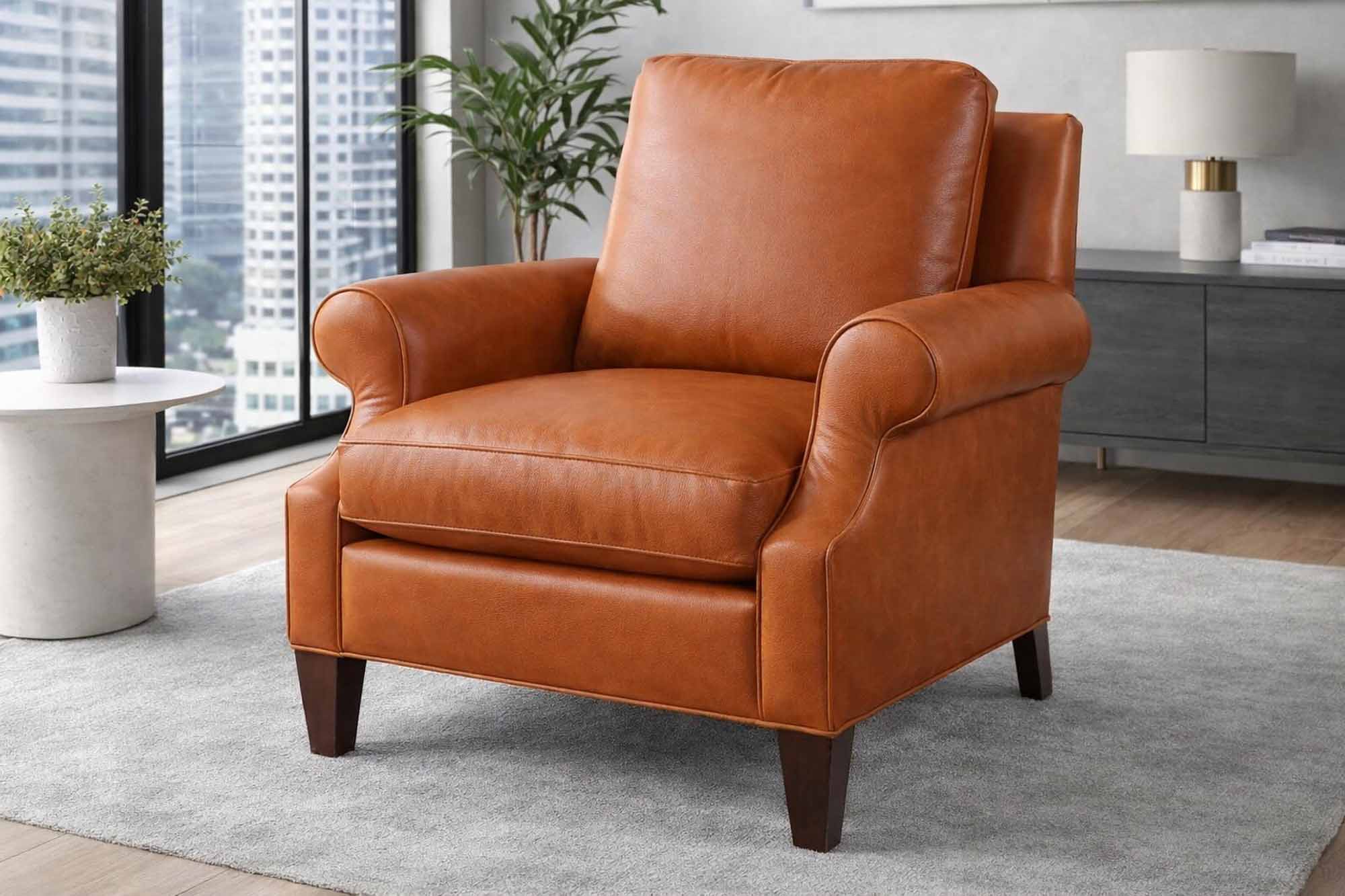 Mainsail Leather Chair - Image 5