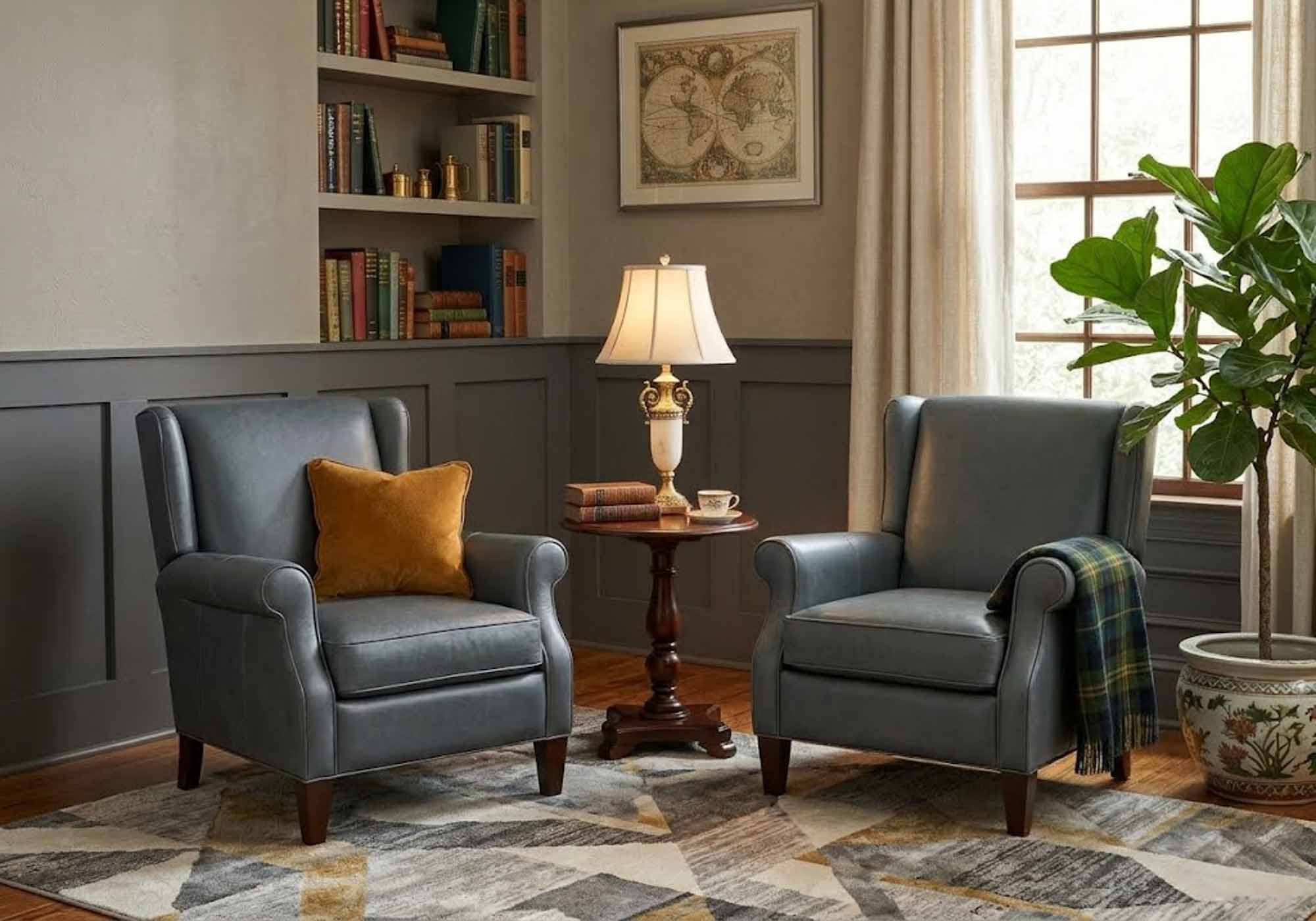 Mainsail Leather Chair - Image 6