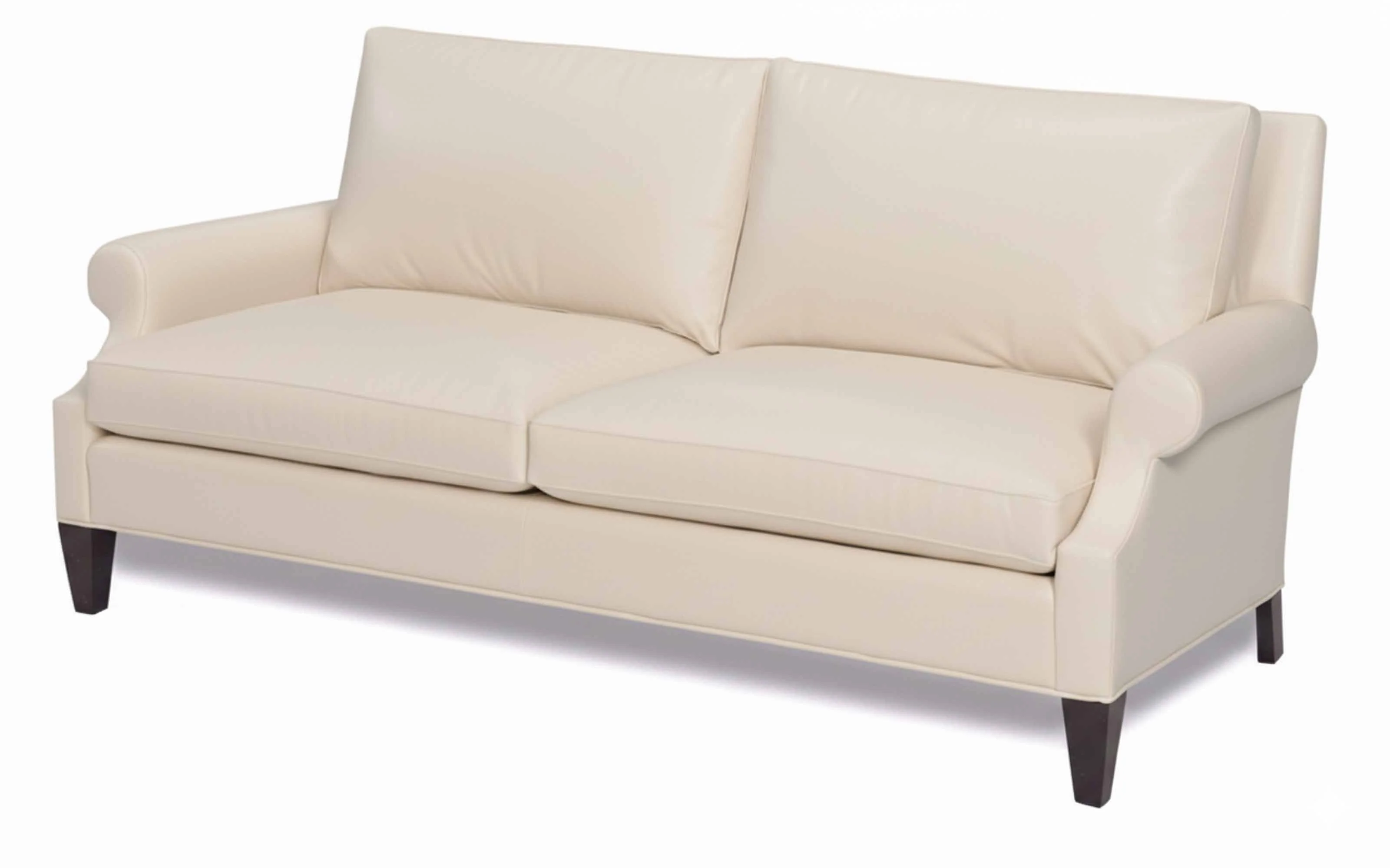 Mainsail Leather Two Cushion Sofa - Image 2