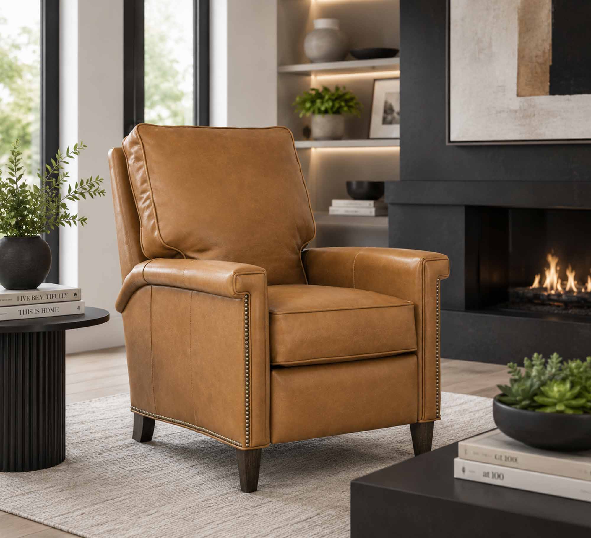 Mallory Leather Recliner - Image 6