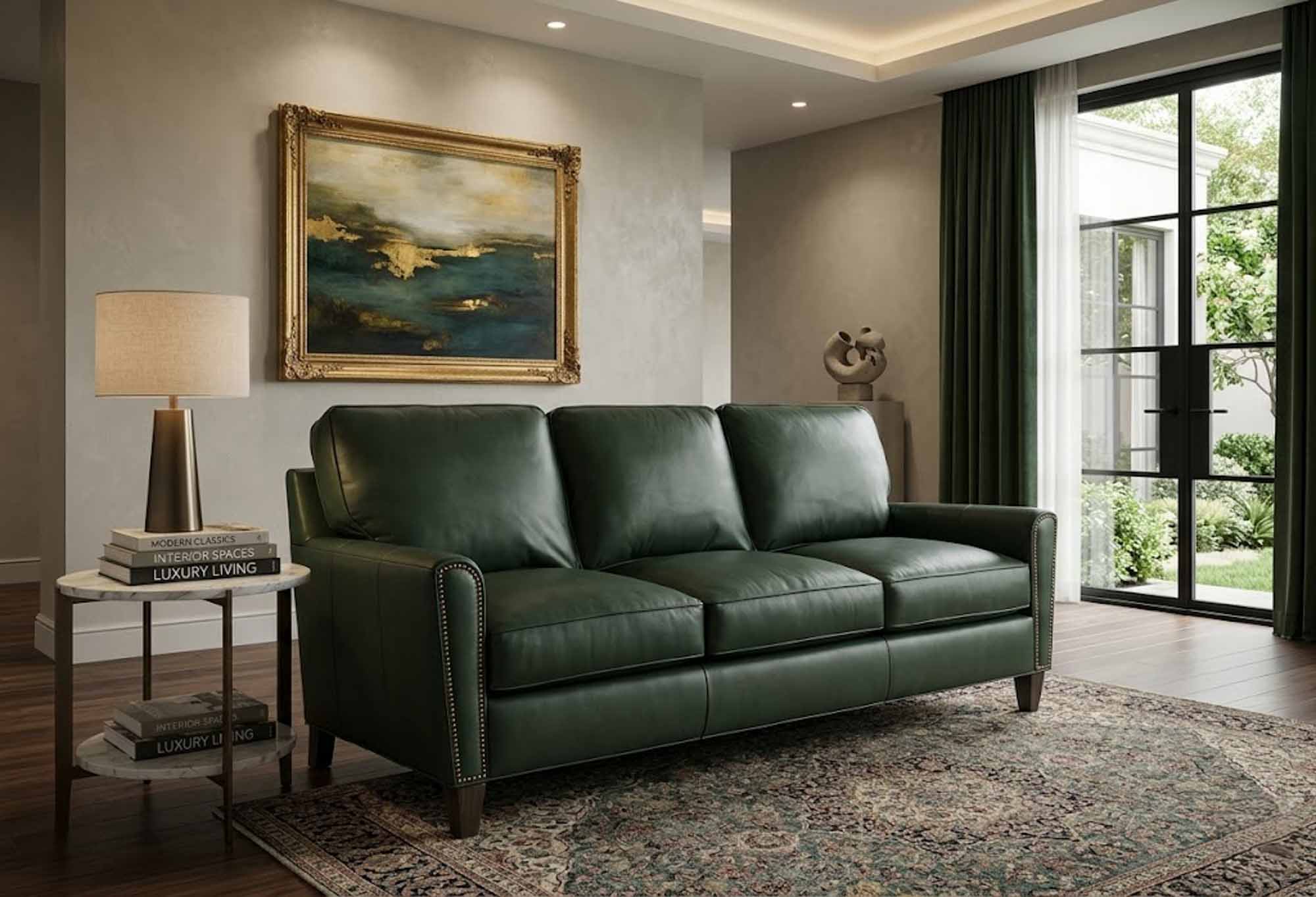 Manning Leather Loveseat - Image 6