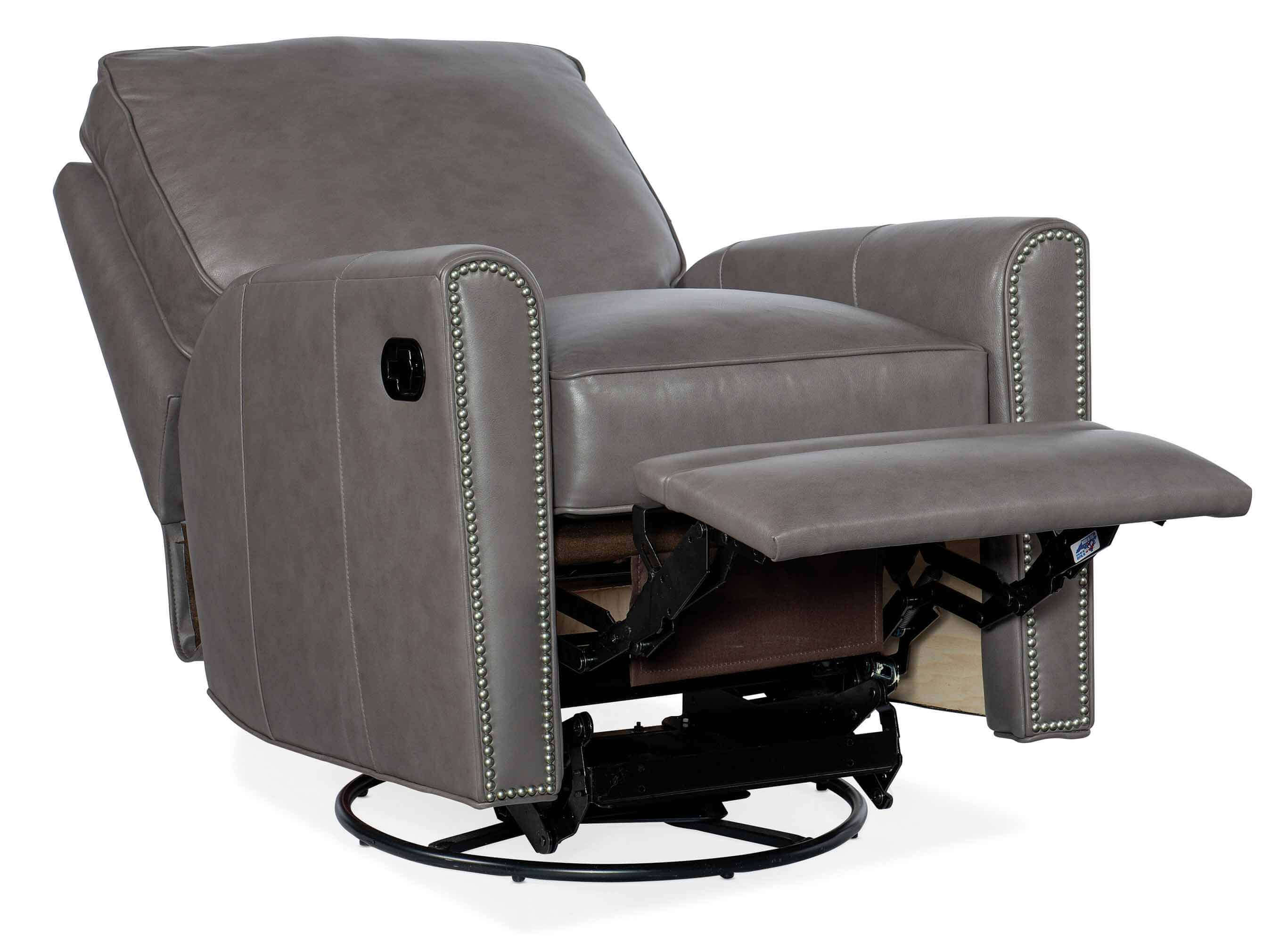 Manning Leather Wallhugger Recliner - Image 6