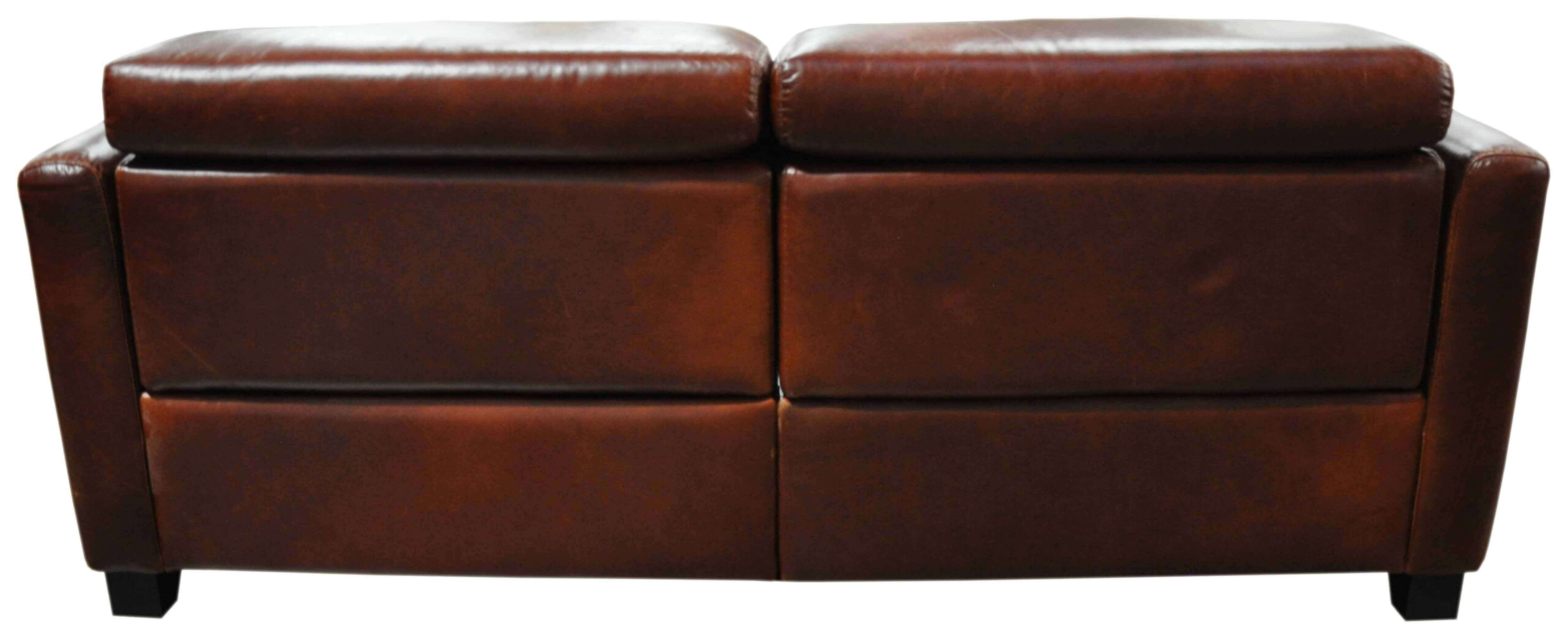 Manzoni Leather Two Cushion Power Reclining Sofa With Articulating Headrest - Image 3