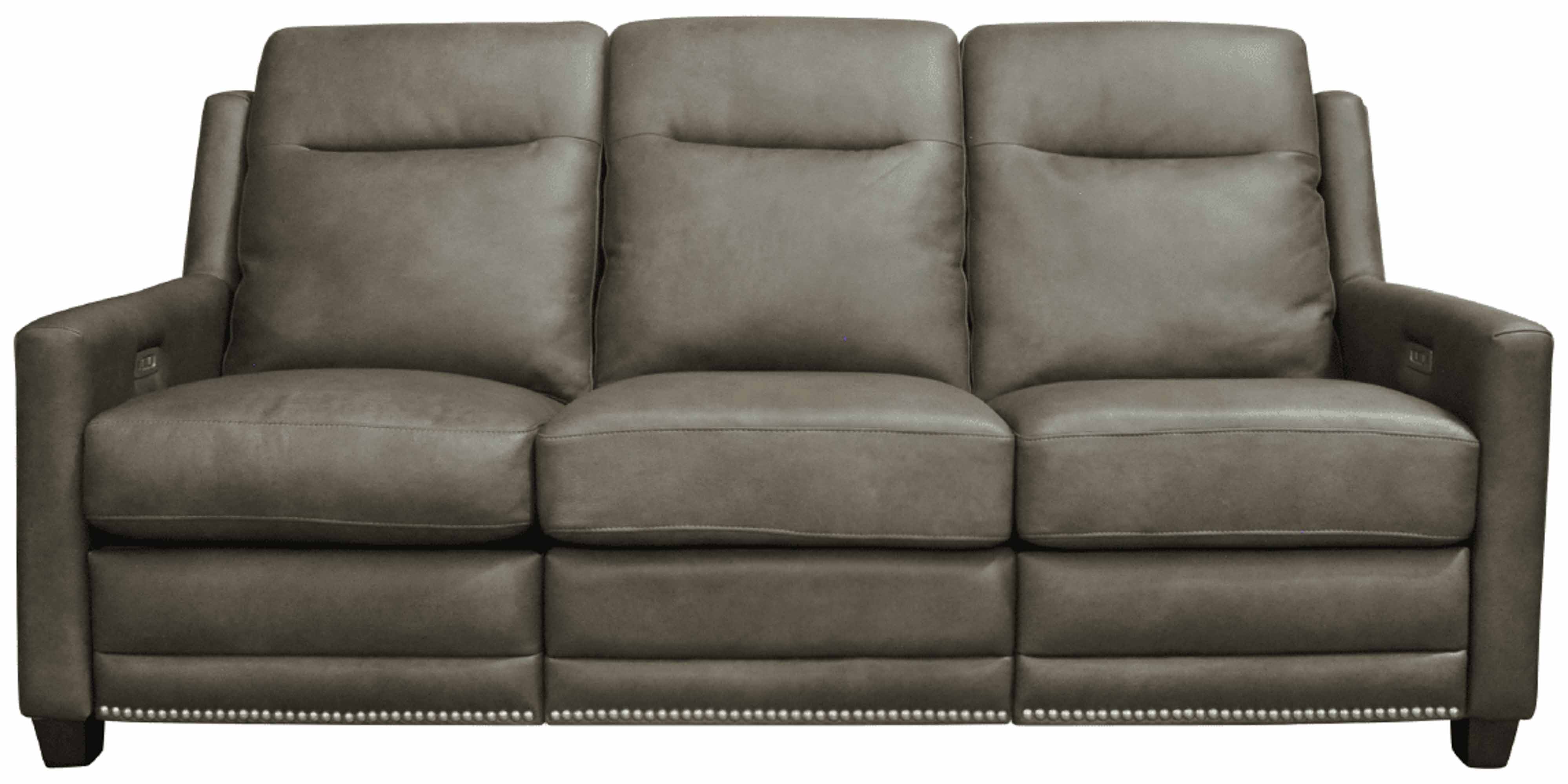 Marcello Leather Power Reclining Sofa With Articulating Headrest