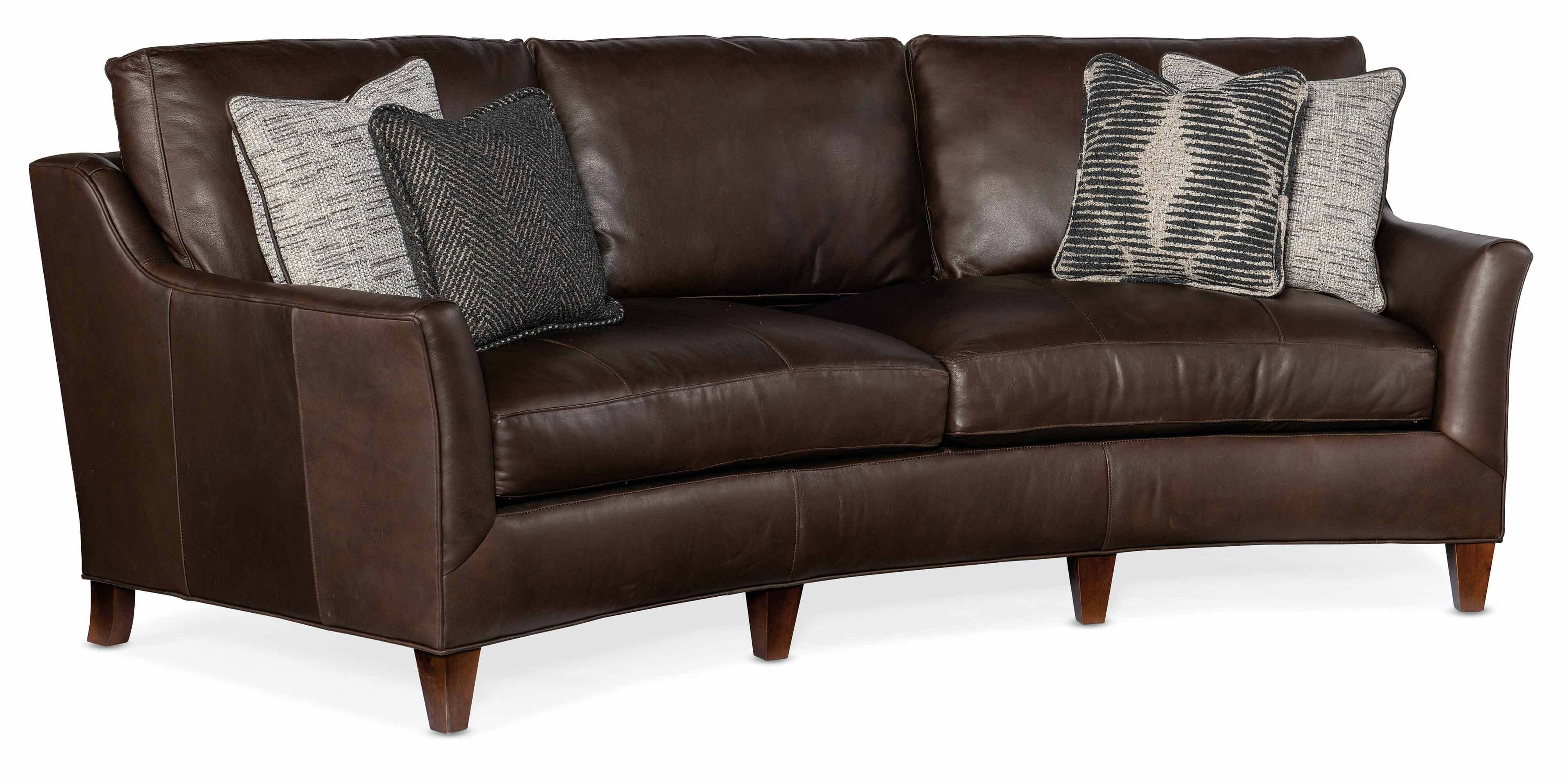 Marleigh Leather Conversation Sofa - Image 11