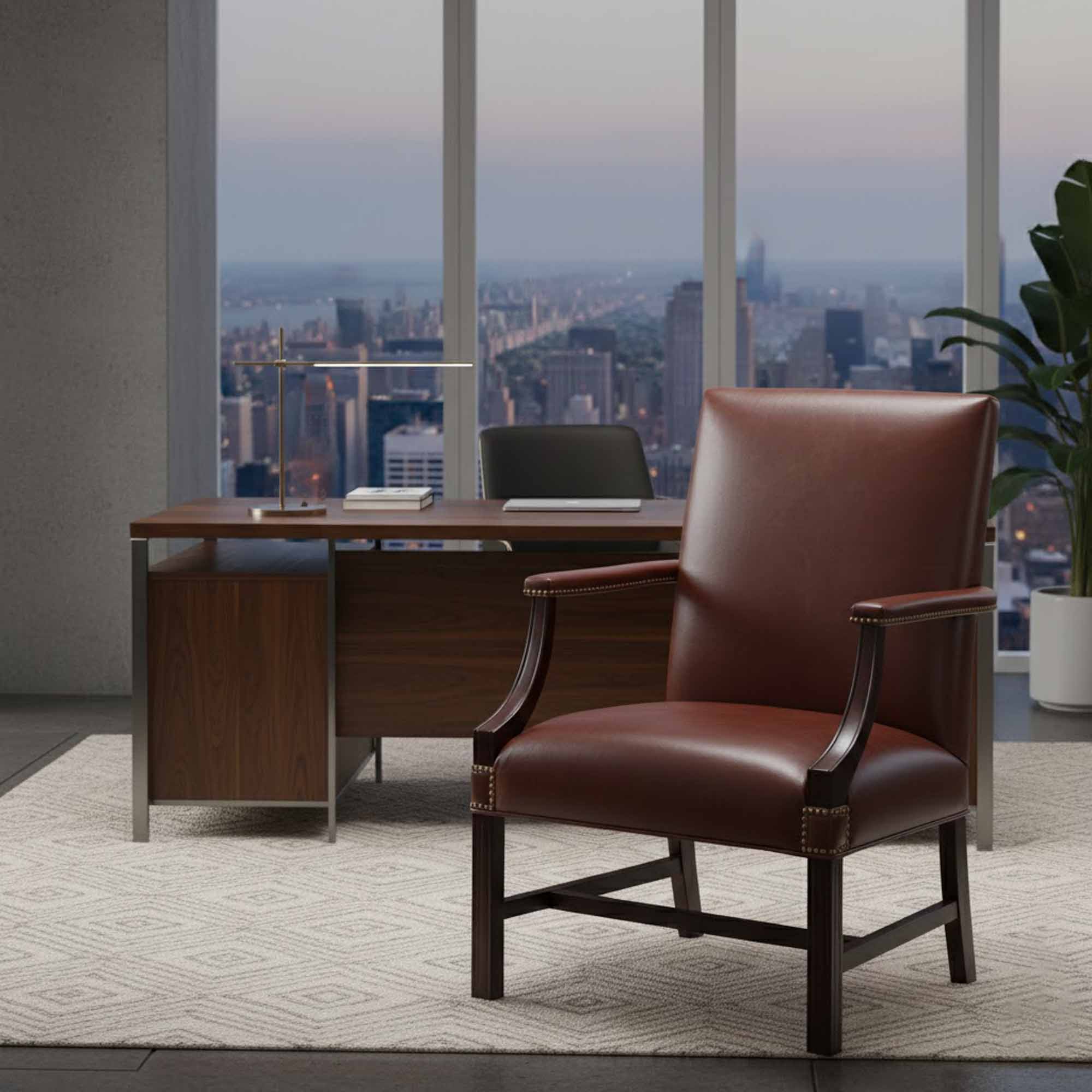 Marta Leather Chair - Image 7