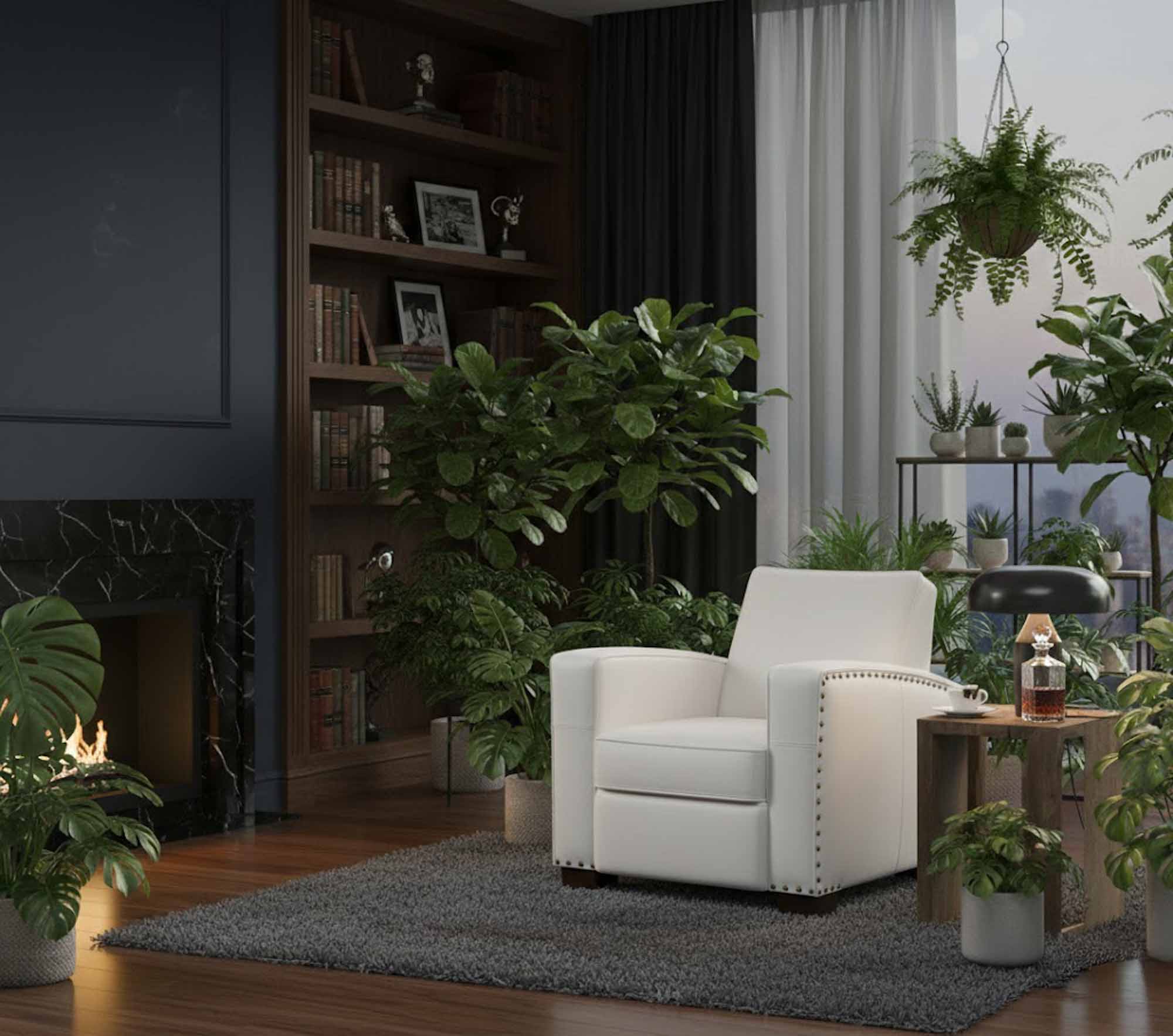 Marvin Leather Chair - Image 4