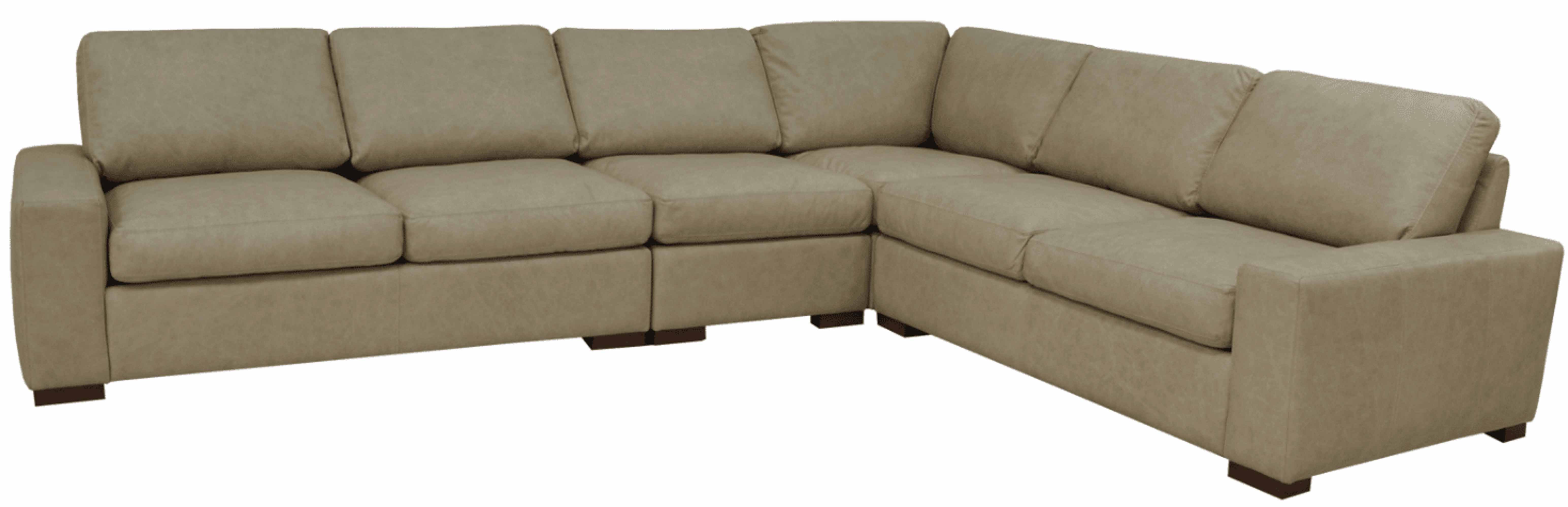 Max Leather Sectional