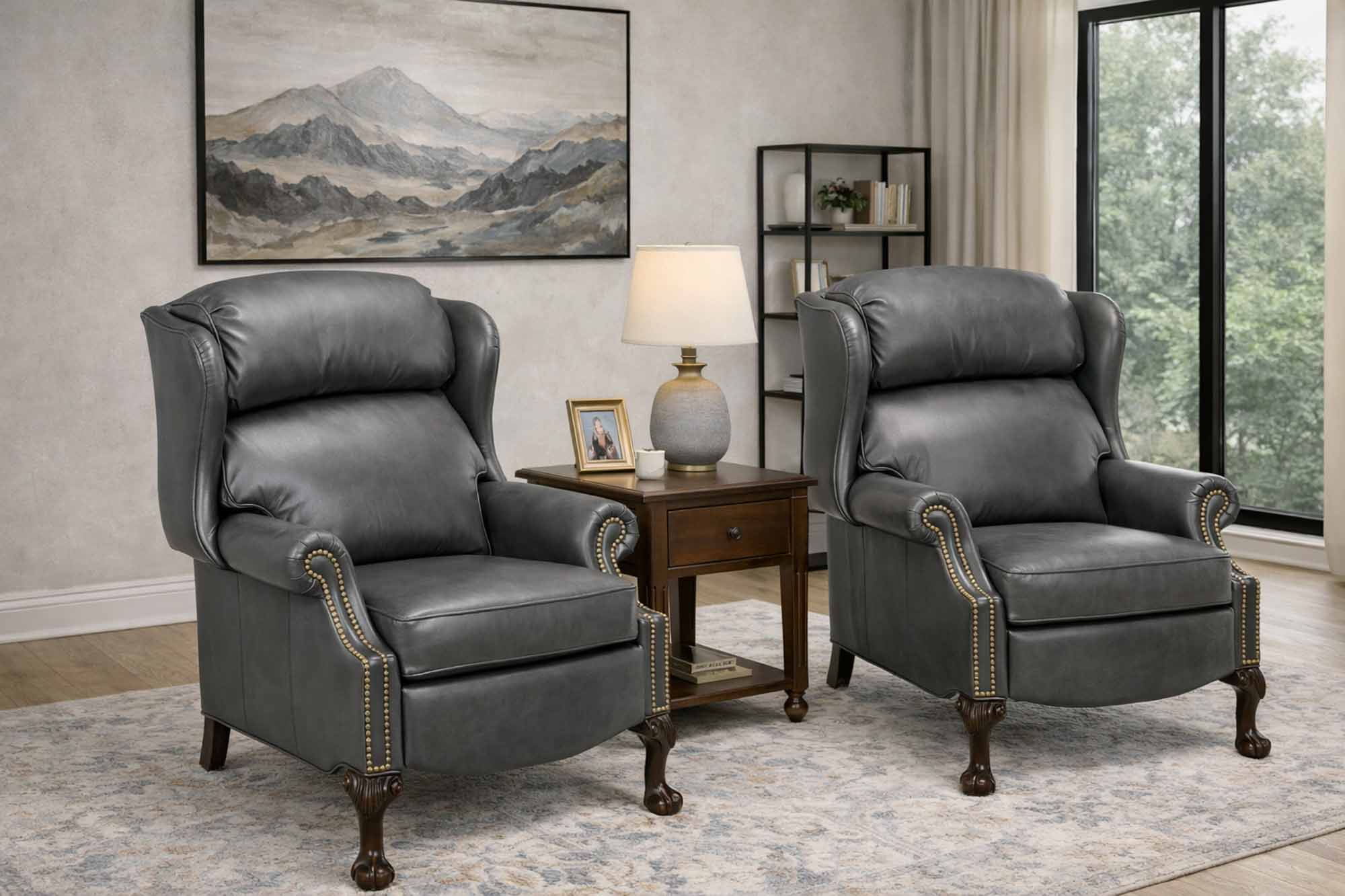 Maxwell Ball & Claw Recliner - Image 6
