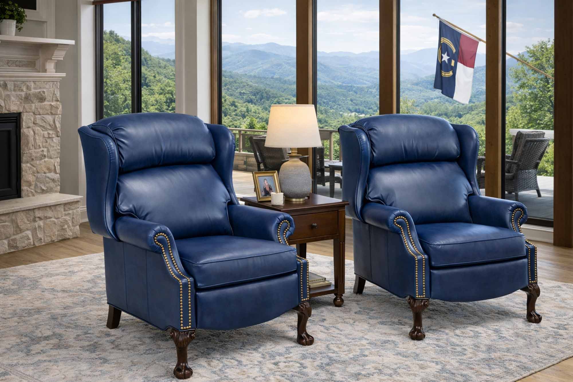 Maxwell Ball & Claw Recliner - Image 7