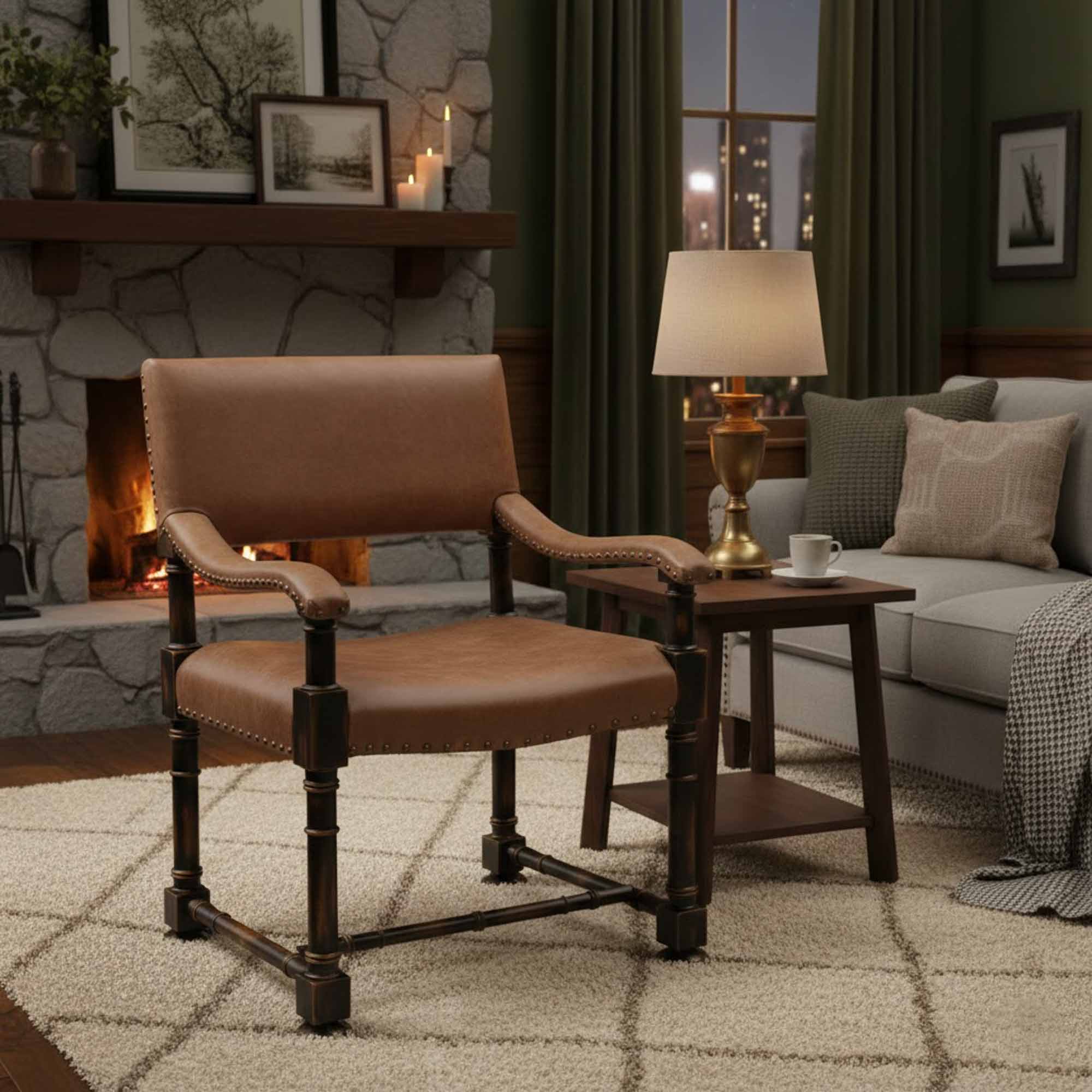 McGee Leather Chair - Image 5