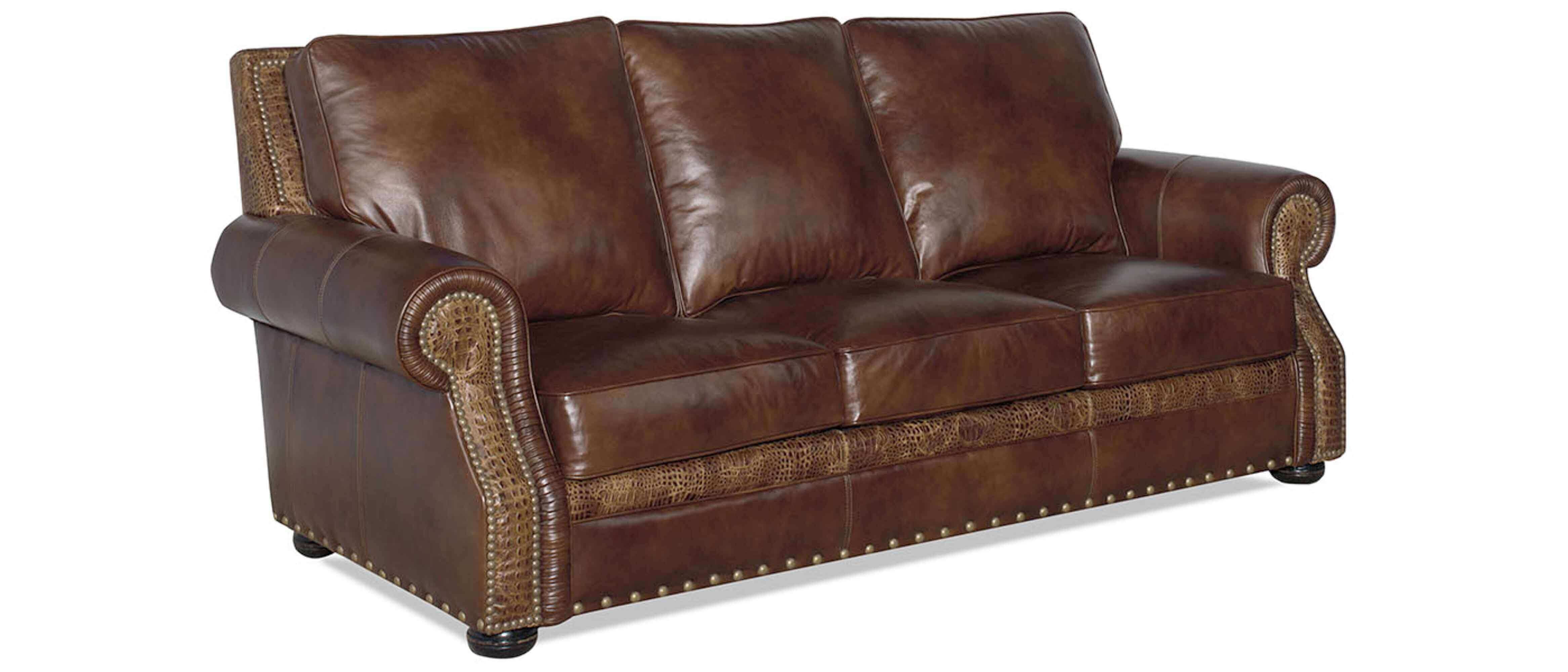 Mckinney Leather Queen Size Sofa Sleeper