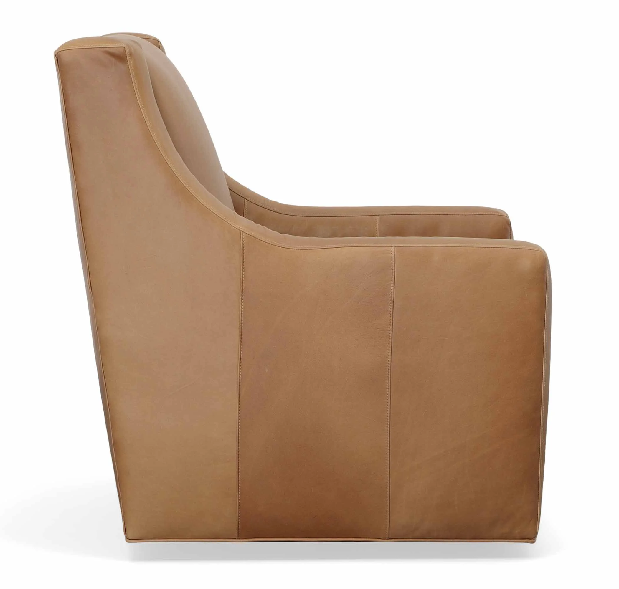 Melissa Leather Swivel Chair - Image 3