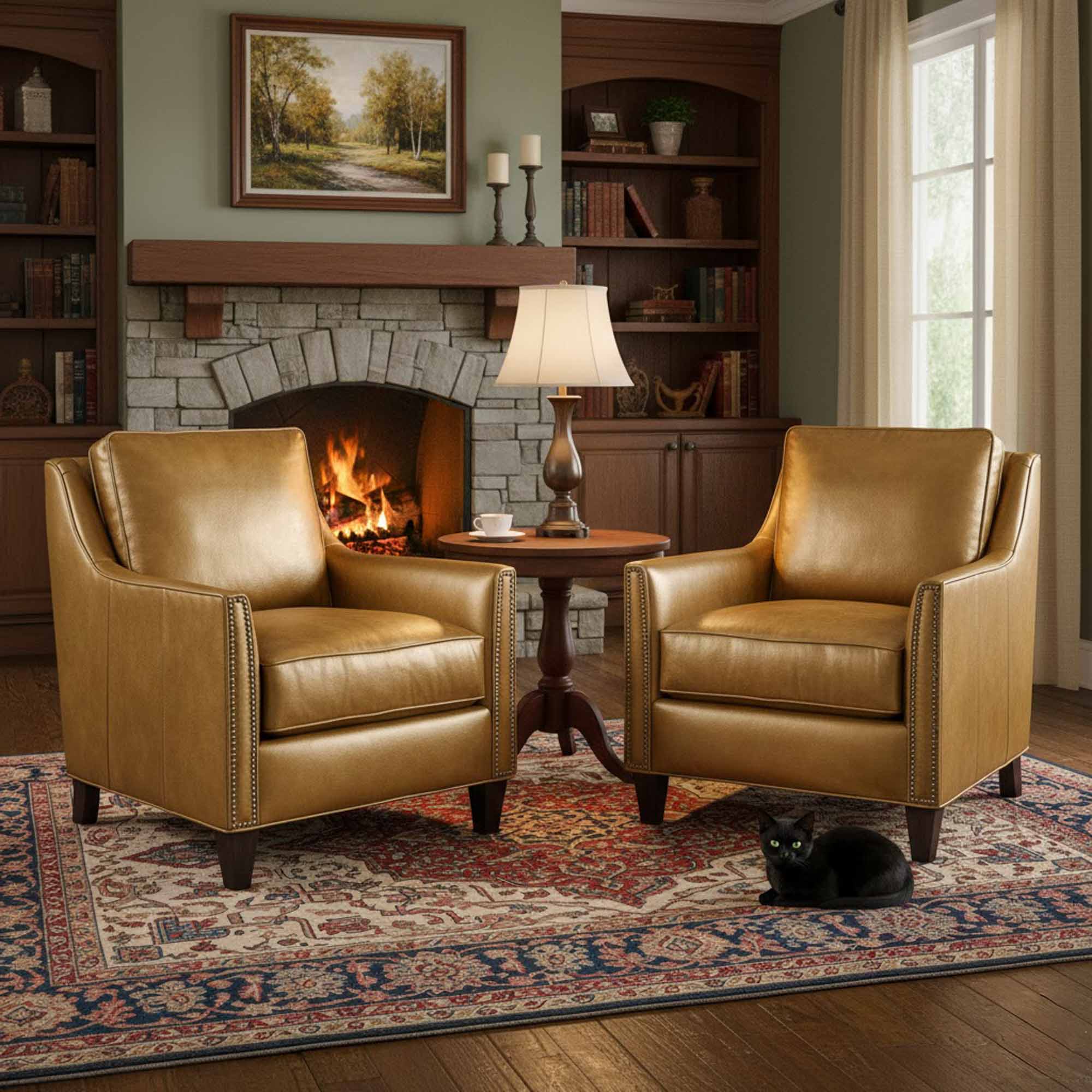 Meredith Leather Chair - Image 16