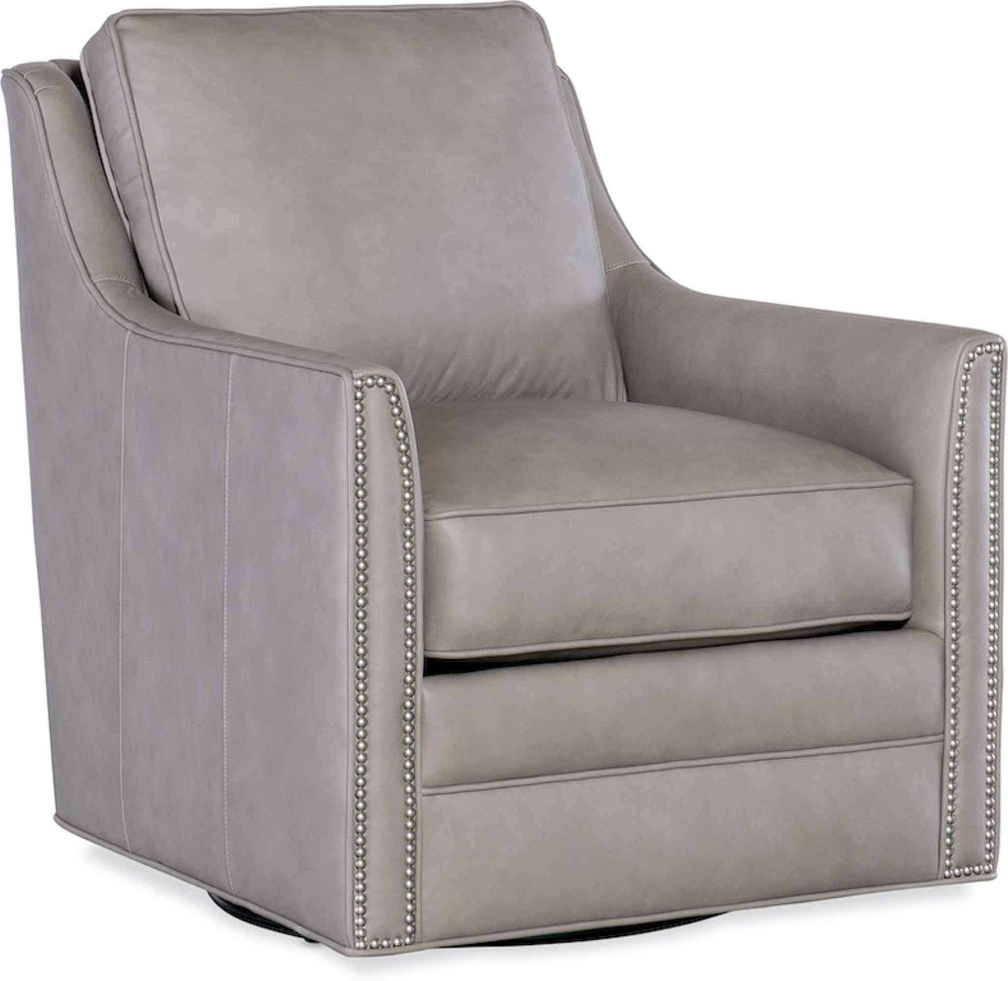 Meredith Leather Swivel Chair