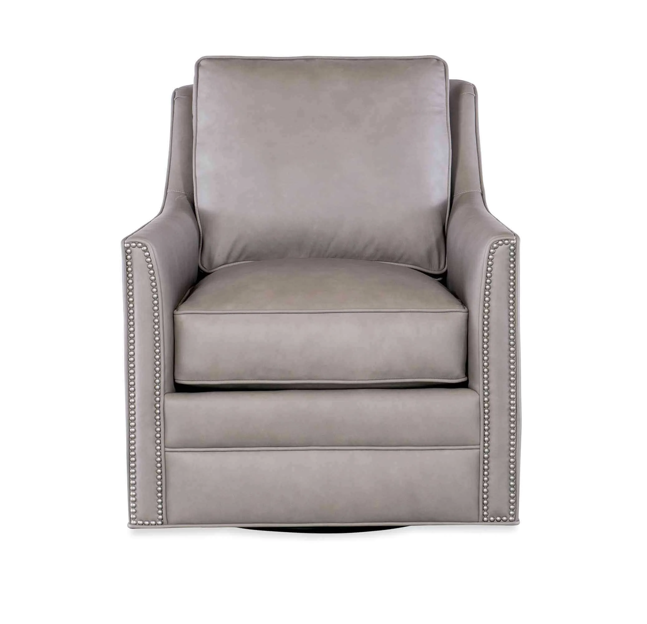 Meredith Leather Swivel Chair - Image 2