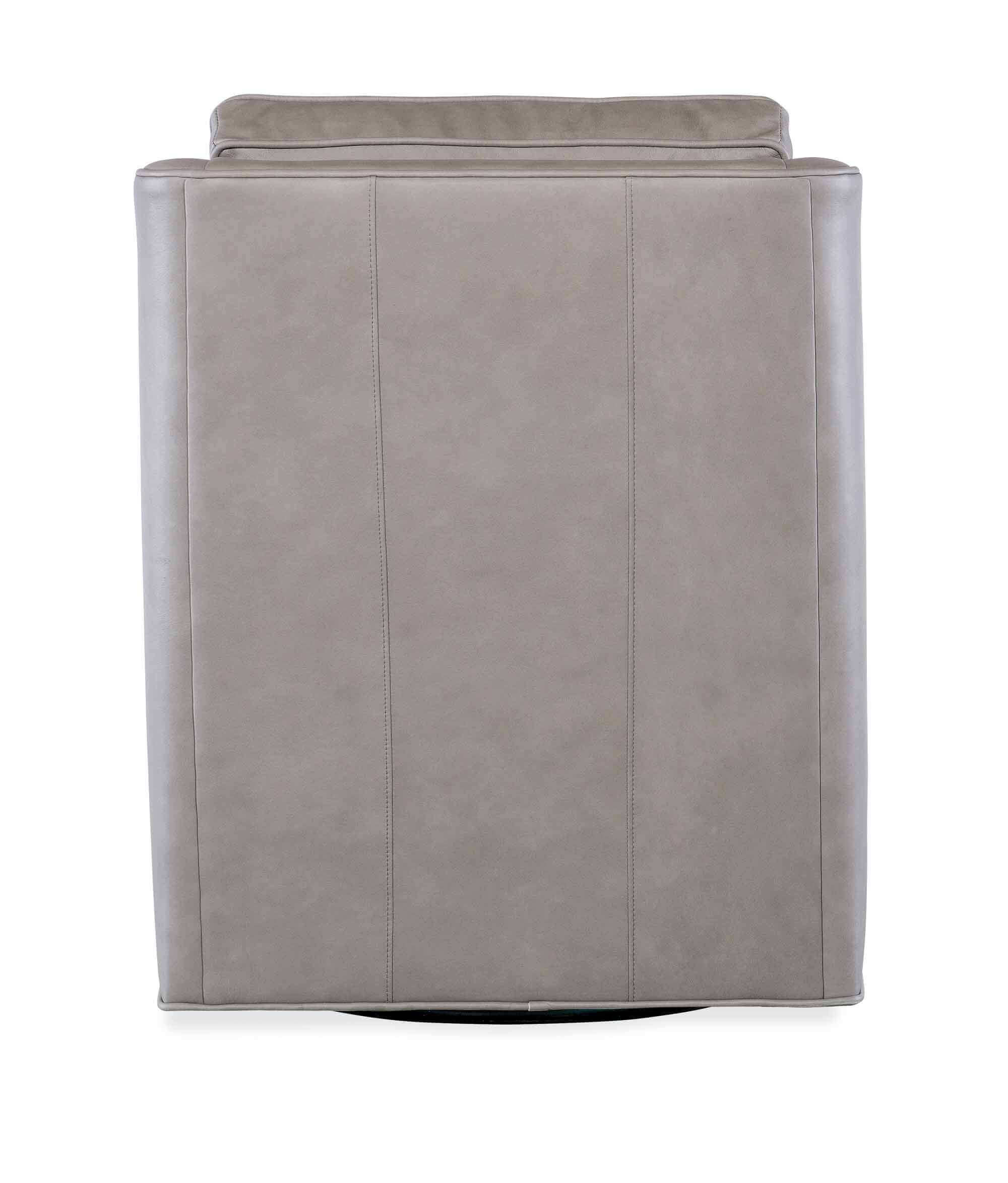 Meredith Leather Swivel Chair - Image 4