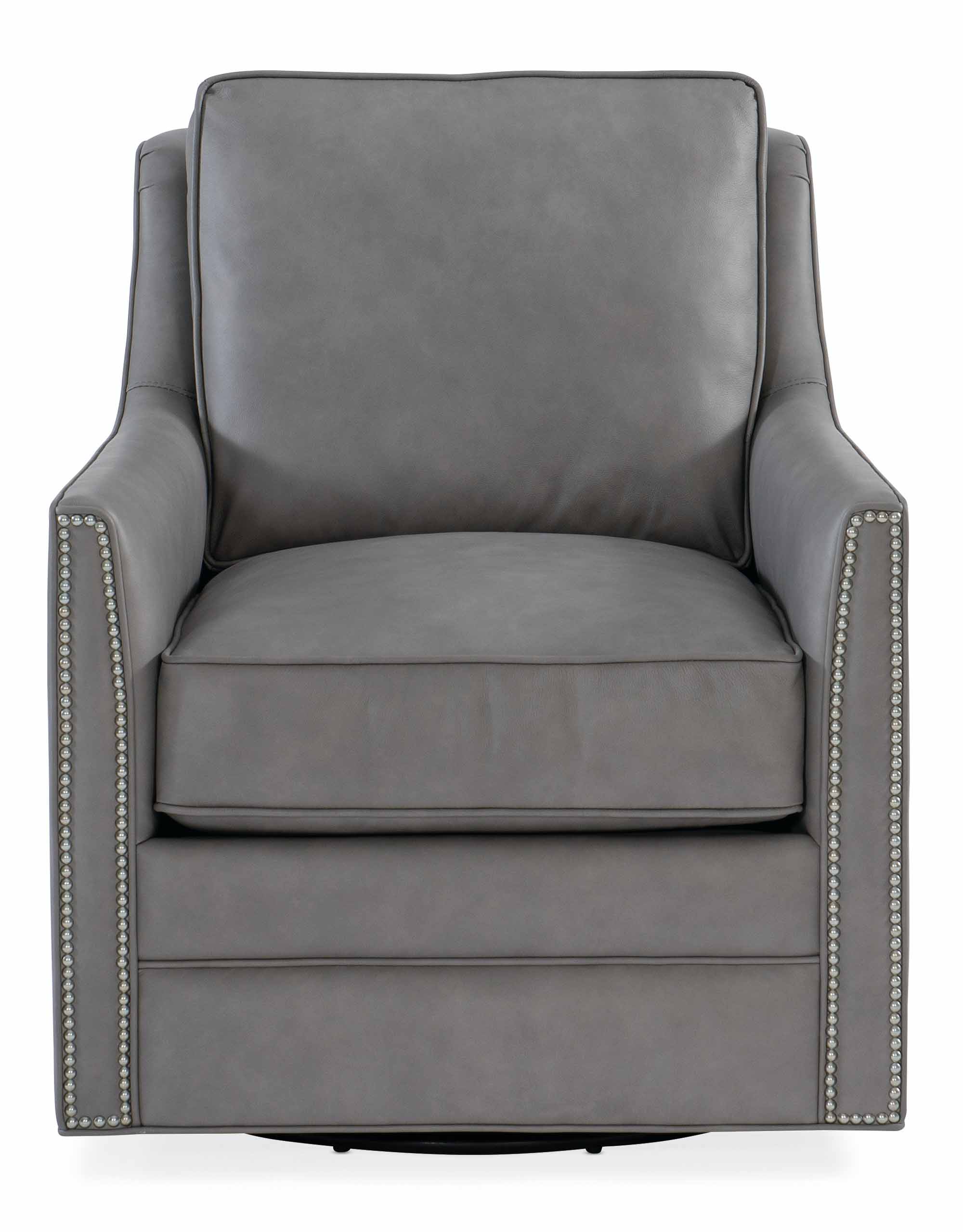 Meredith Leather Swivel Chair - Image 7