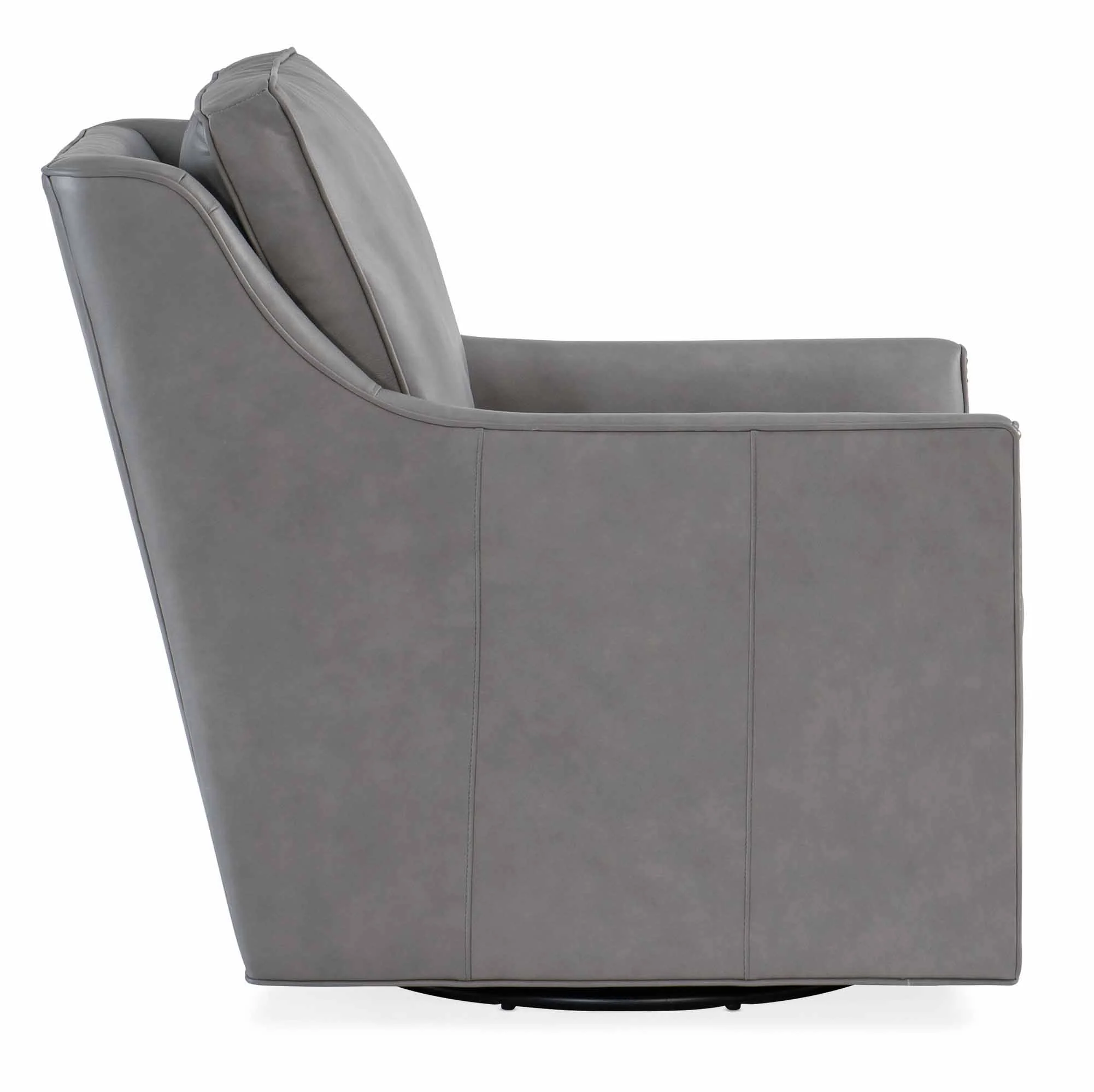 Meredith Leather Swivel Chair - Image 8